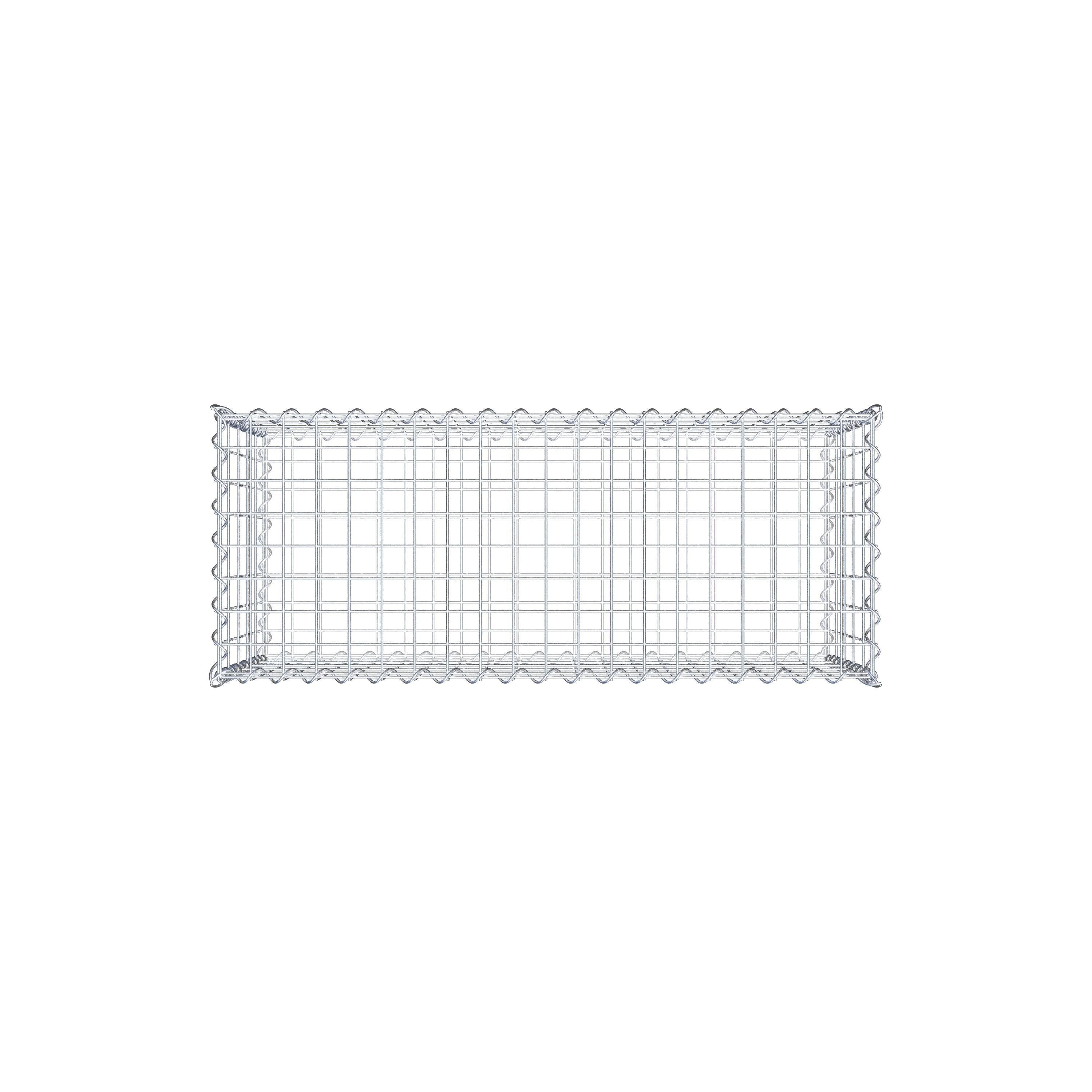 Gabion 100 cm x 50 cm x 40 cm (L x H x D), maskstorlek 5 cm x 10 cm, spiral