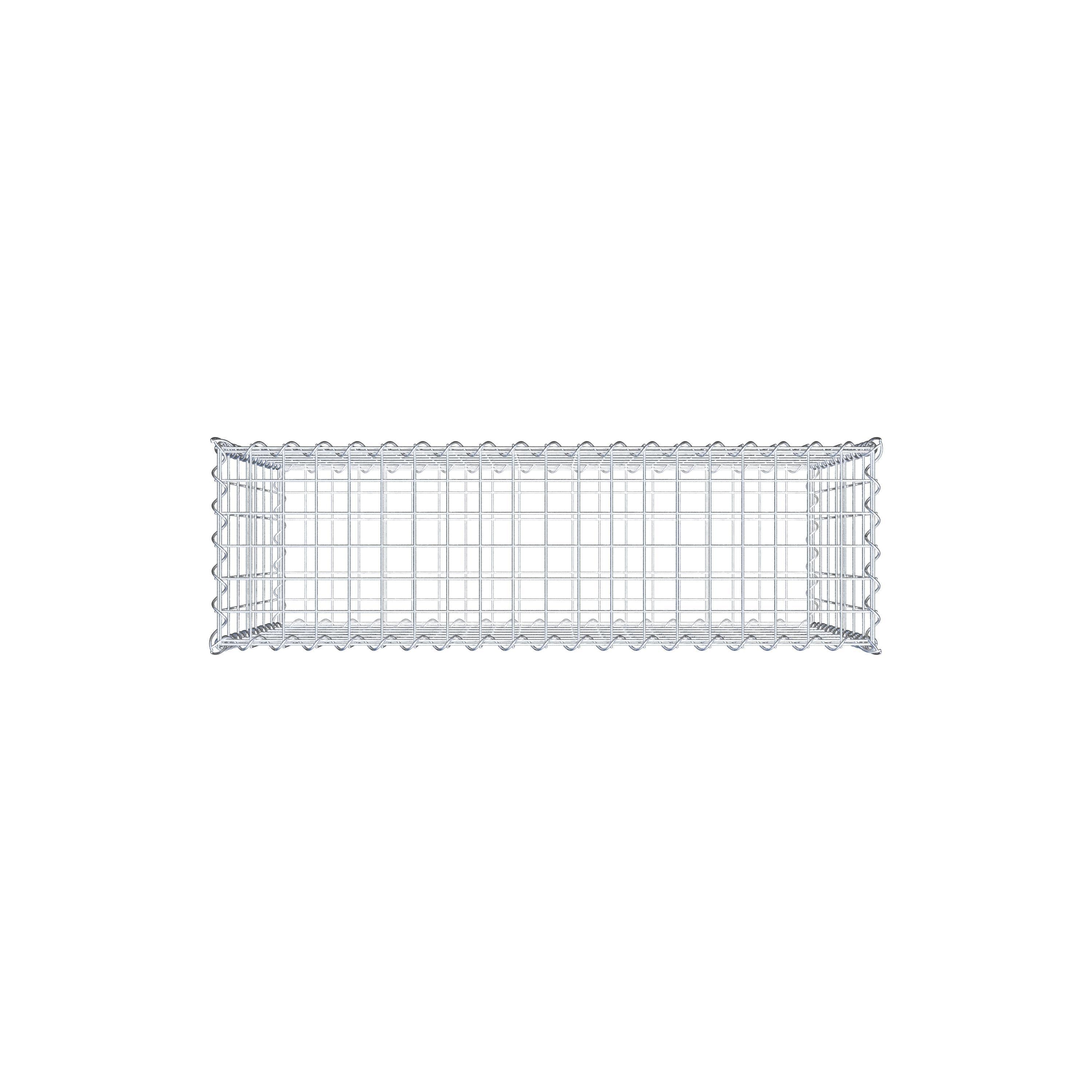 Gabion 100 cm x 70 cm x 30 cm (L x H x D), maskstorlek 5 cm x 10 cm, spiral