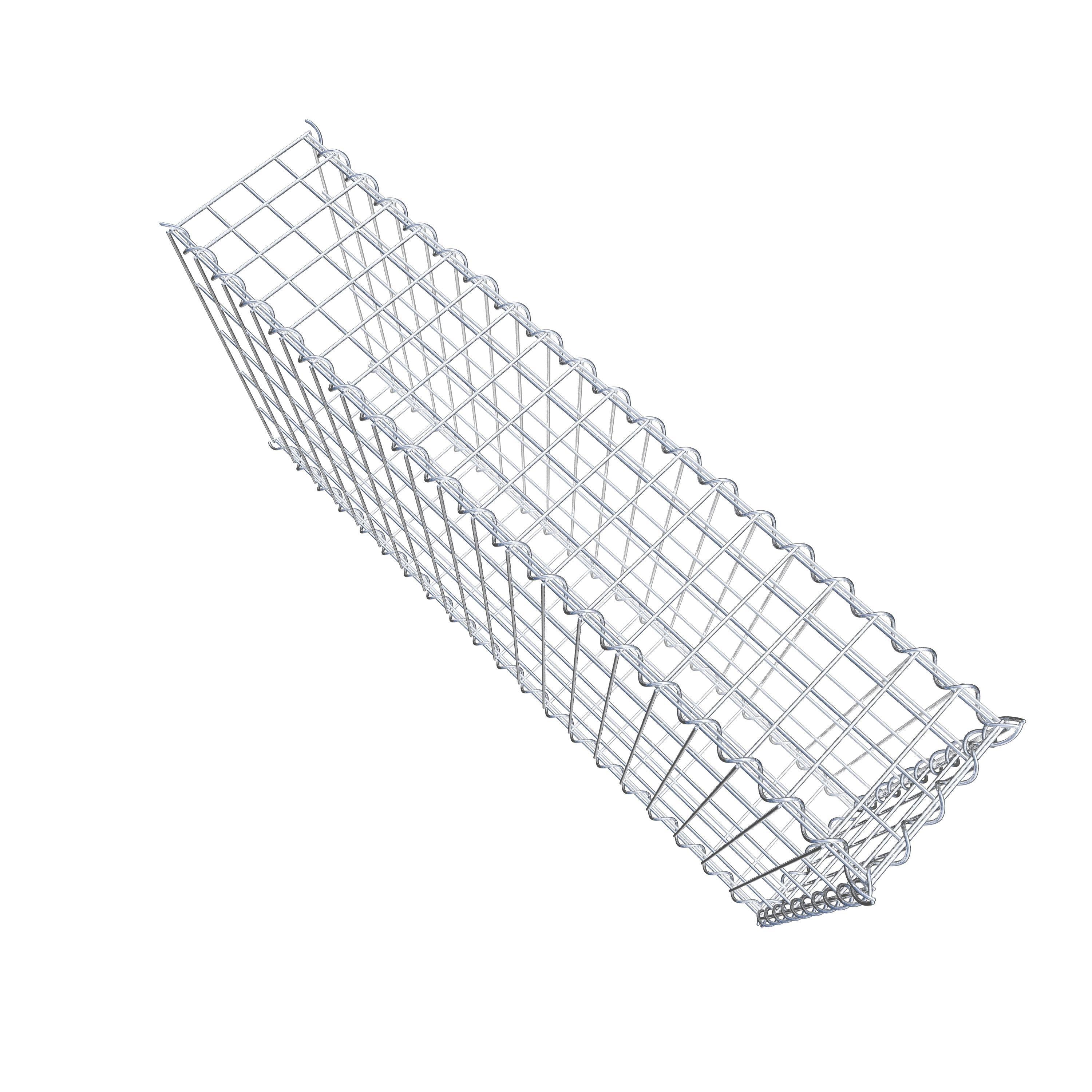 Påväxt gabion typ 2 100 cm x 50 cm x 20 cm (L x H x D), maskstorlek 5 cm x 10 cm, spiral