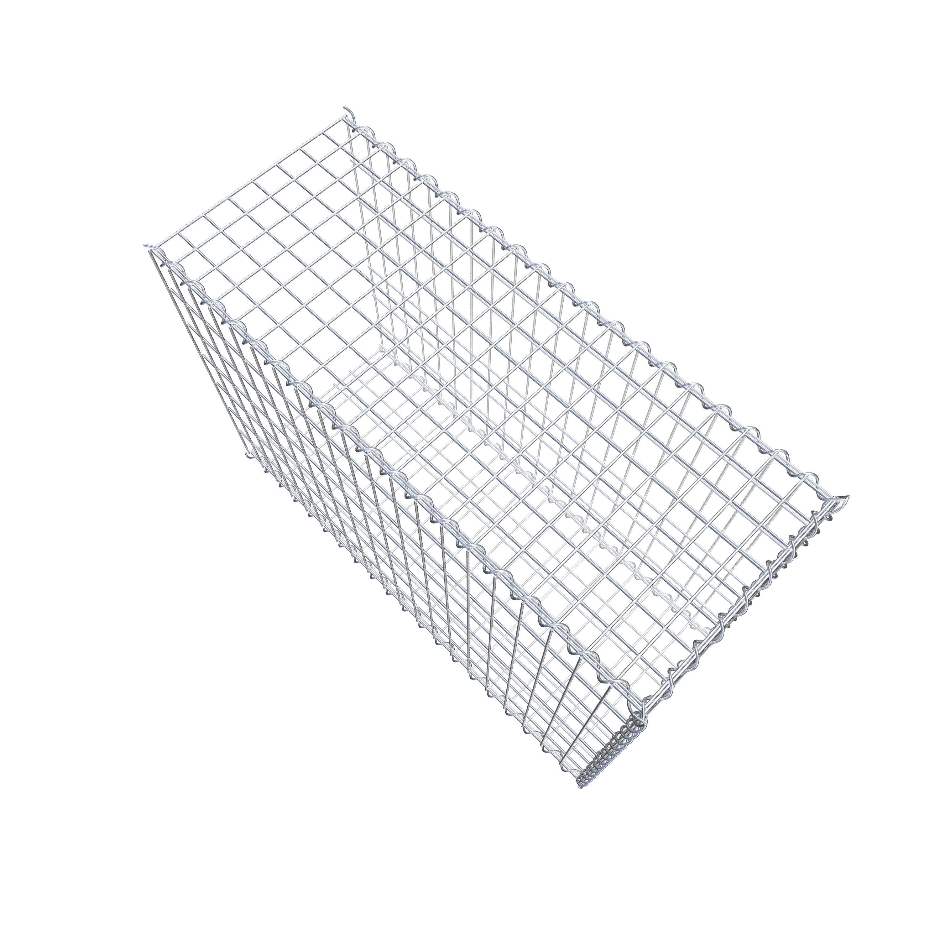 Påväxt gabion typ 2 100 cm x 70 cm x 40 cm (L x H x D), maskstorlek 5 cm x 10 cm, spiral