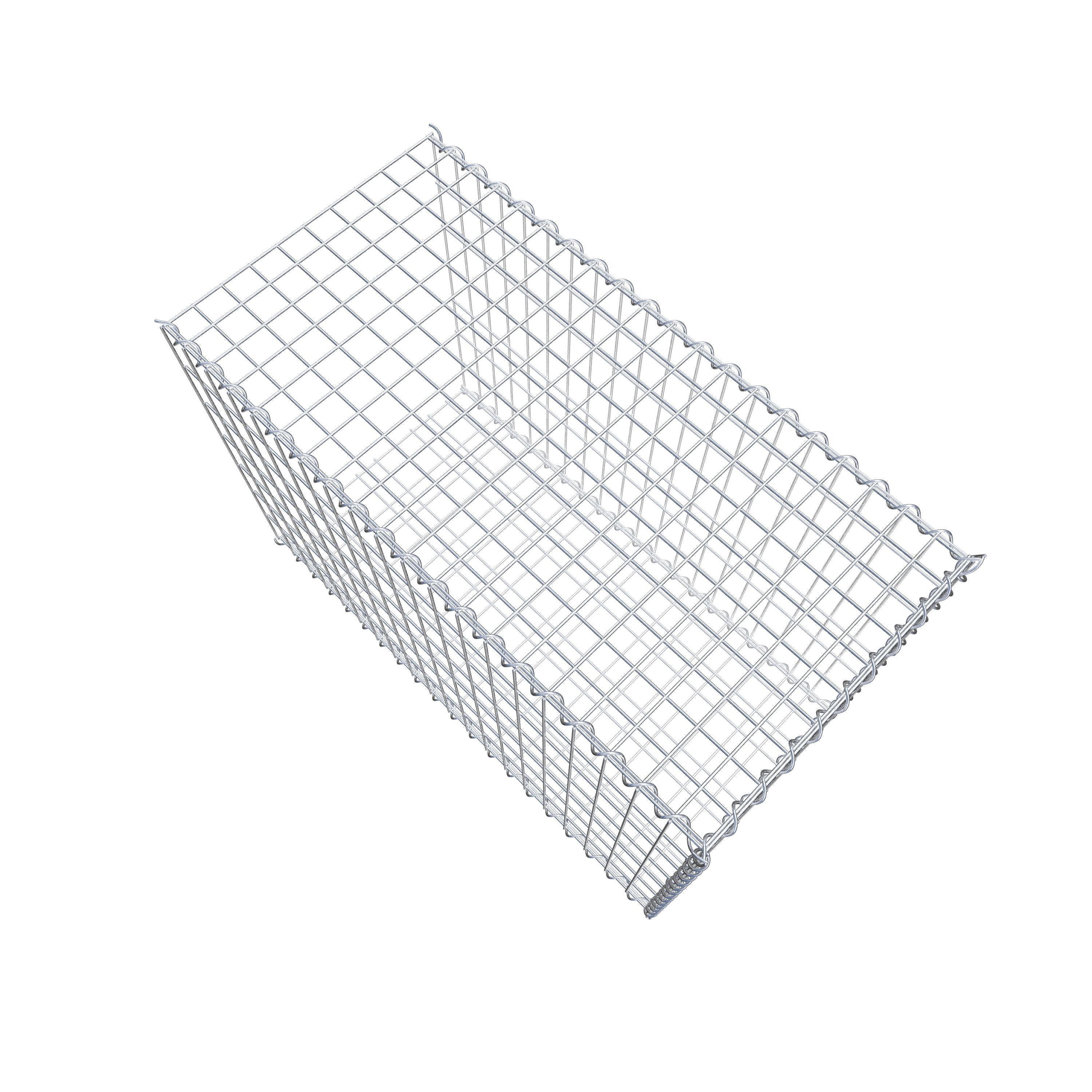 Påväxt gabion typ 2 100 cm x 70 cm x 50 cm (L x H x D), maskstorlek 5 cm x 10 cm, spiral