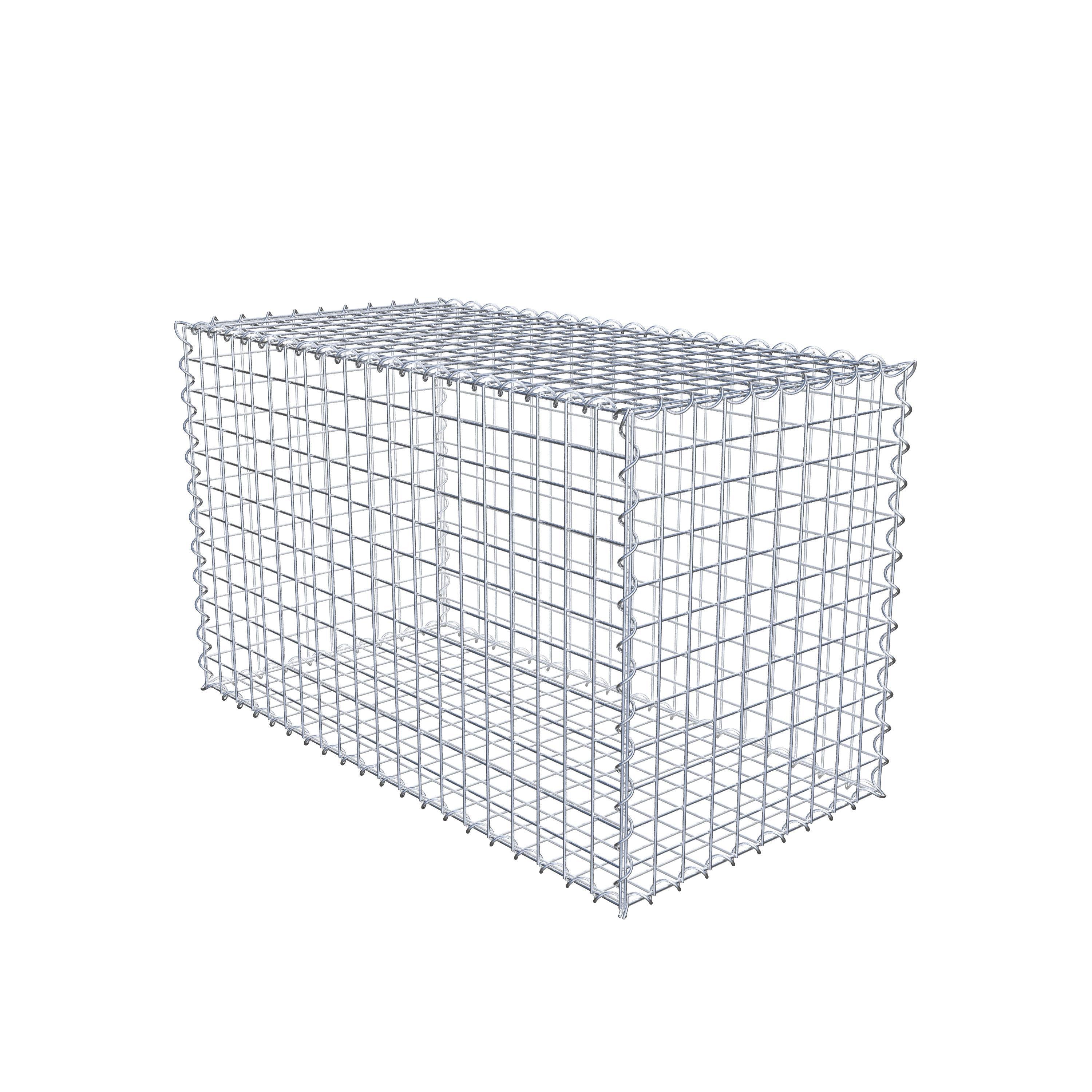 Gabion 100 cm x 60 cm x 50 cm (L x H x D), maskstorlek 5 cm x 5 cm, spiral