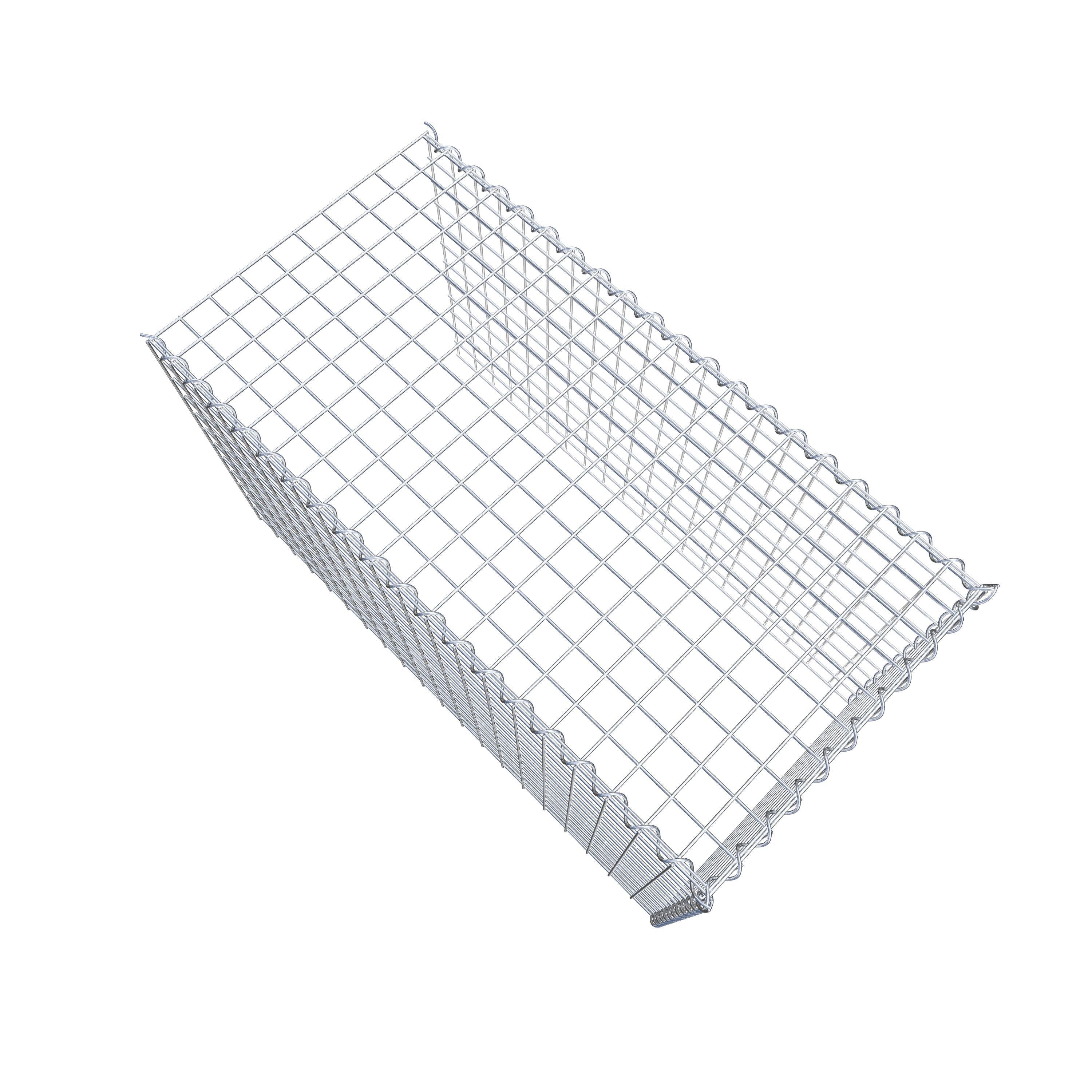 Påväxt gabion typ 4 100 cm x 60 cm x 50 cm (L x H x D), maskstorlek 5 cm x 5 cm, spiral