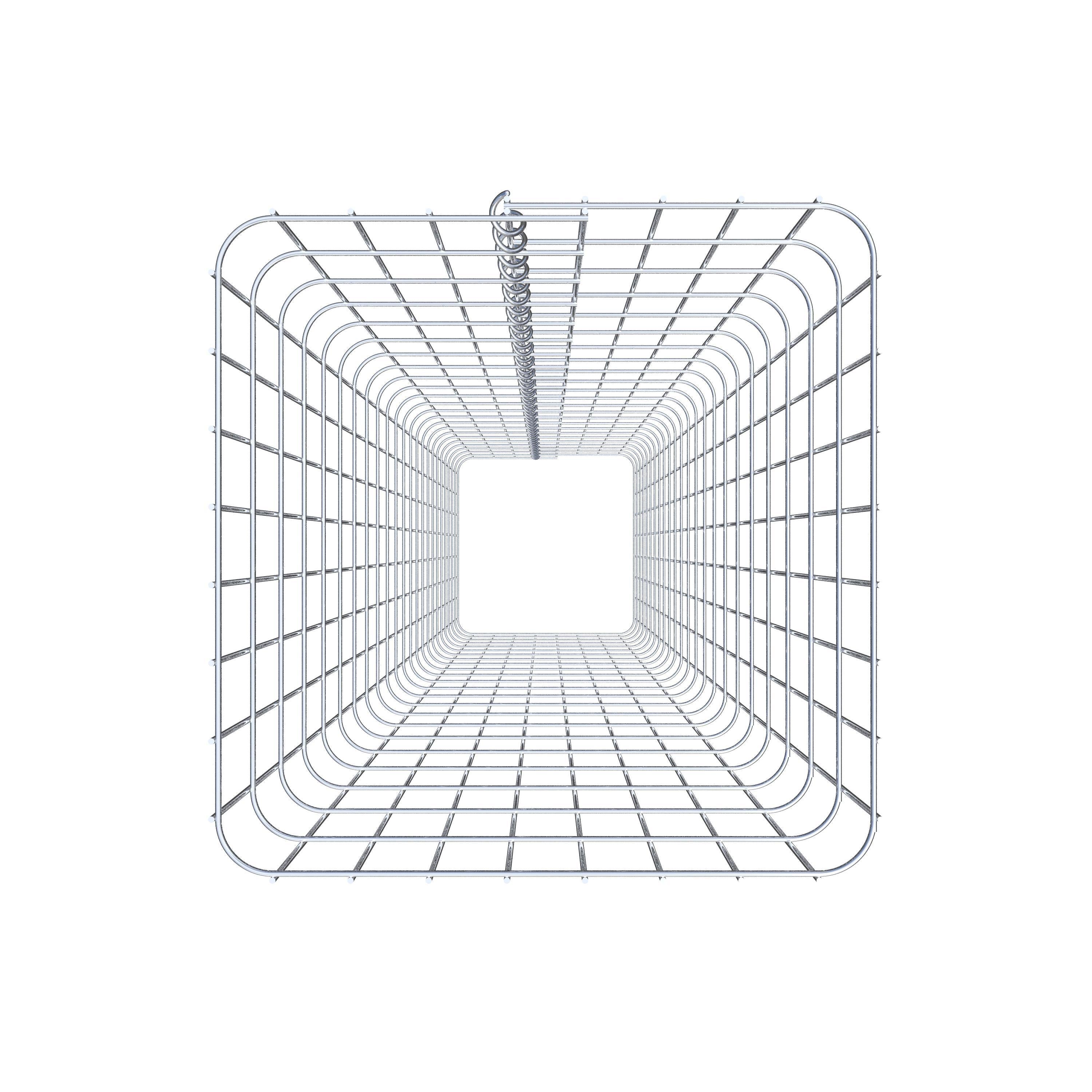 Gabionpelare fyrkantig 42 cm x 42 cm, 230 cm höjd, MW 5 cm x 10 cm