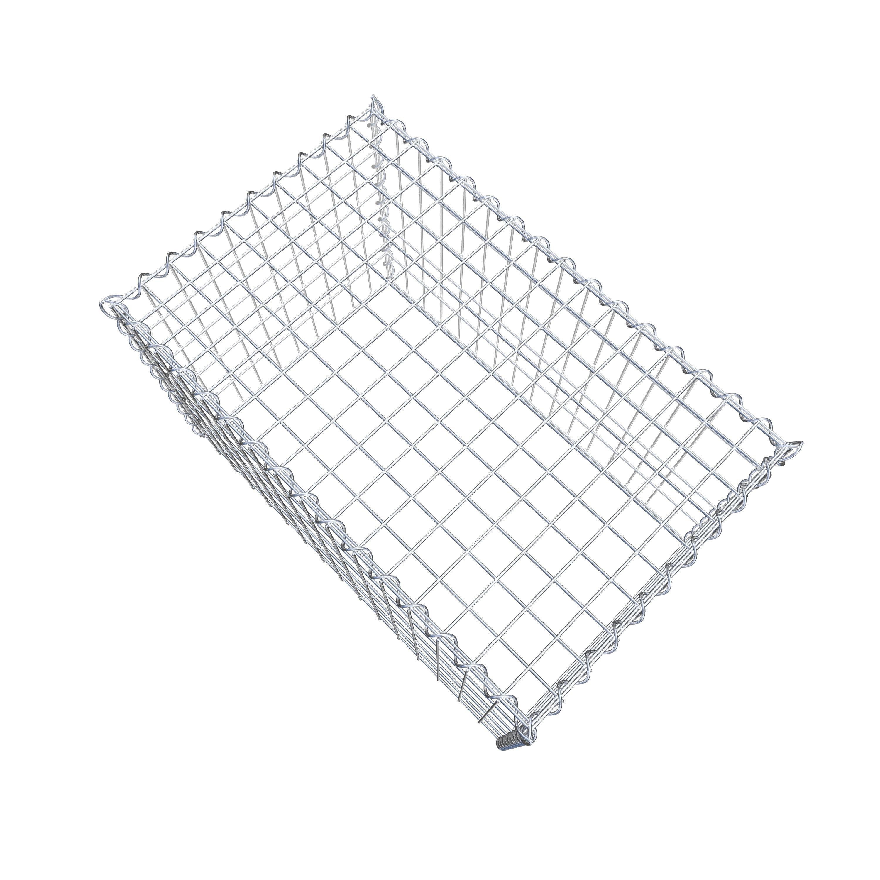 Påväxt gabion typ 3 80 cm x 50 cm x 50 cm (L x H x D), maskstorlek 5 cm x 10 cm, spiral