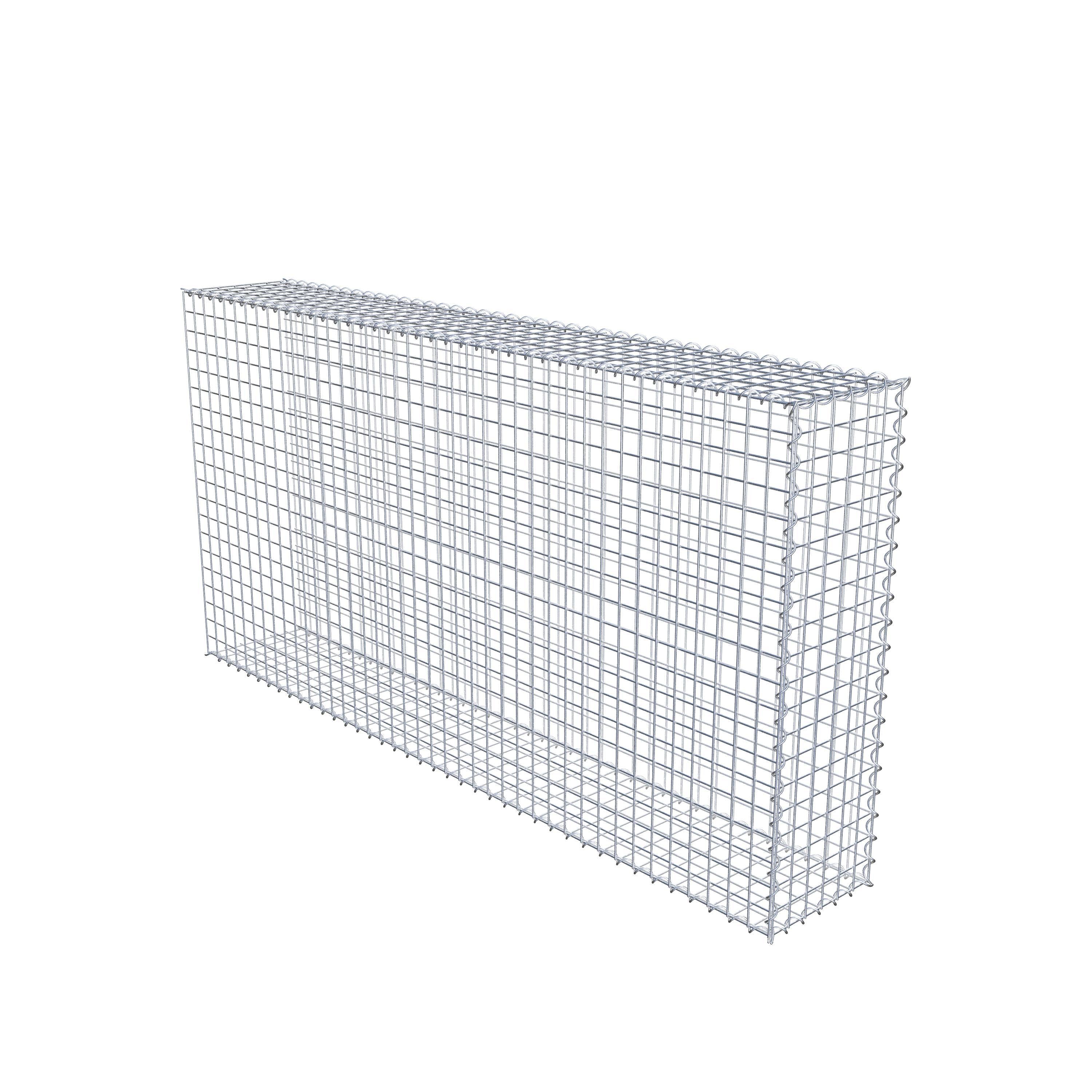 Påväxt gabion typ 2 200 cm x 100 cm x 30 cm (L x H x D), maskstorlek 5 cm x 5 cm, spiral