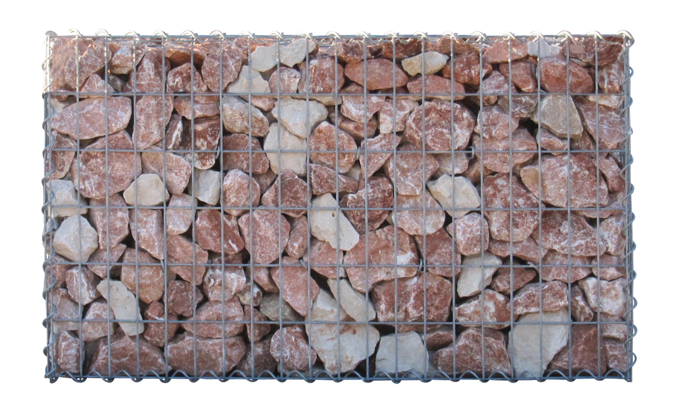 Gabion 100 cm x 60 cm x 30 cm (L x H x D), maskstorlek 5 cm x 10 cm, spiral