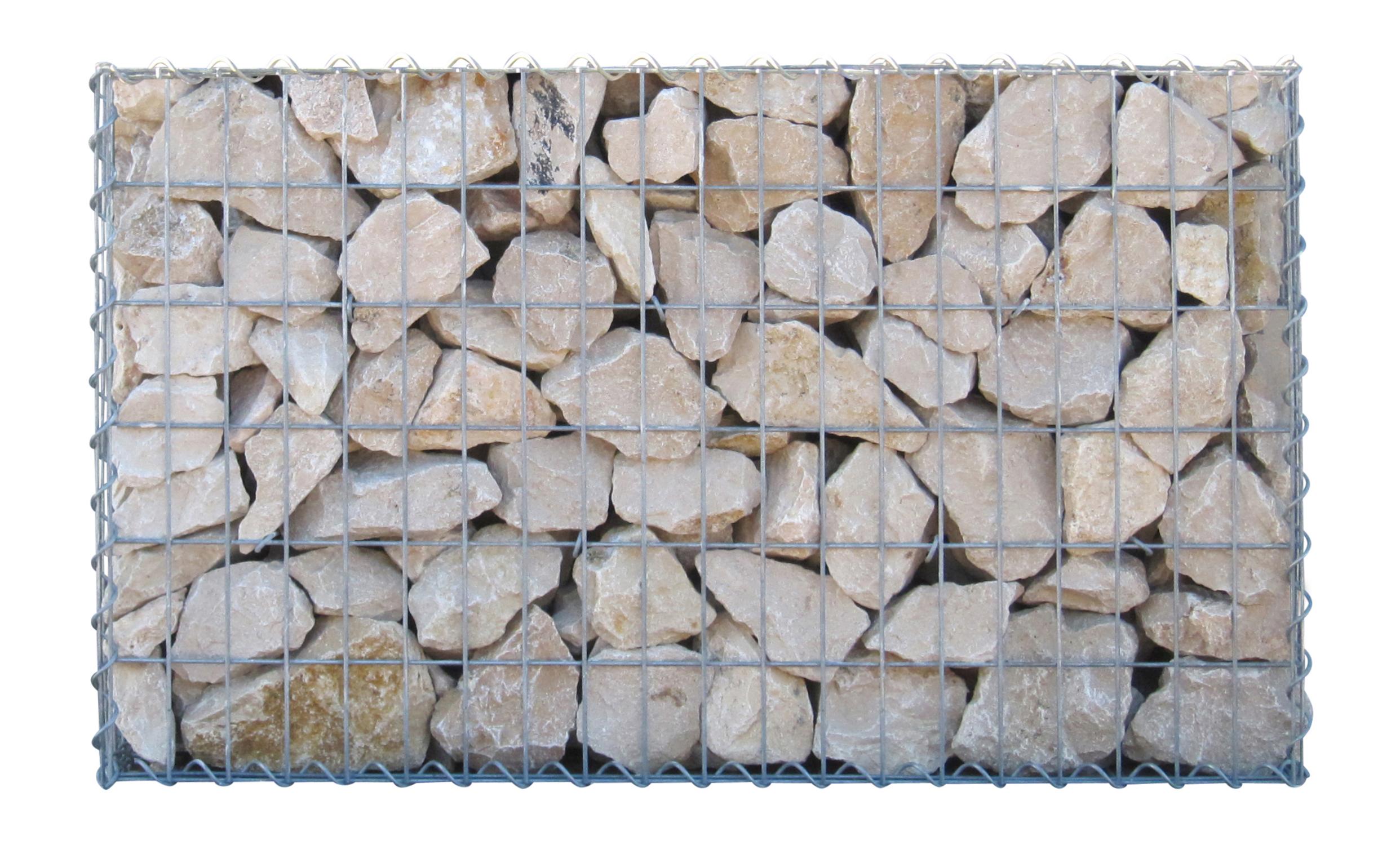 Gabion 100 cm x 60 cm x 30 cm (L x H x D), maskstorlek 5 cm x 10 cm, spiral