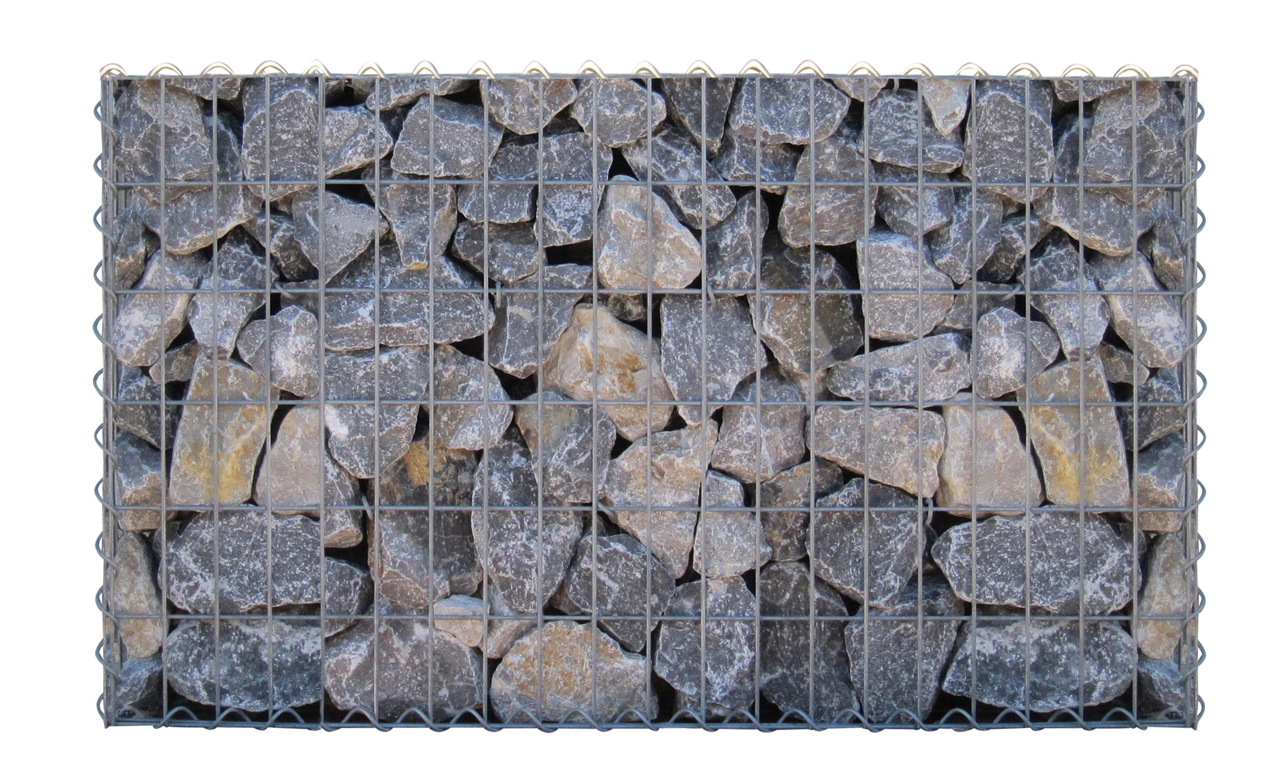 Gabion 100 cm x 60 cm x 30 cm (L x H x D), maskstorlek 5 cm x 10 cm, spiral