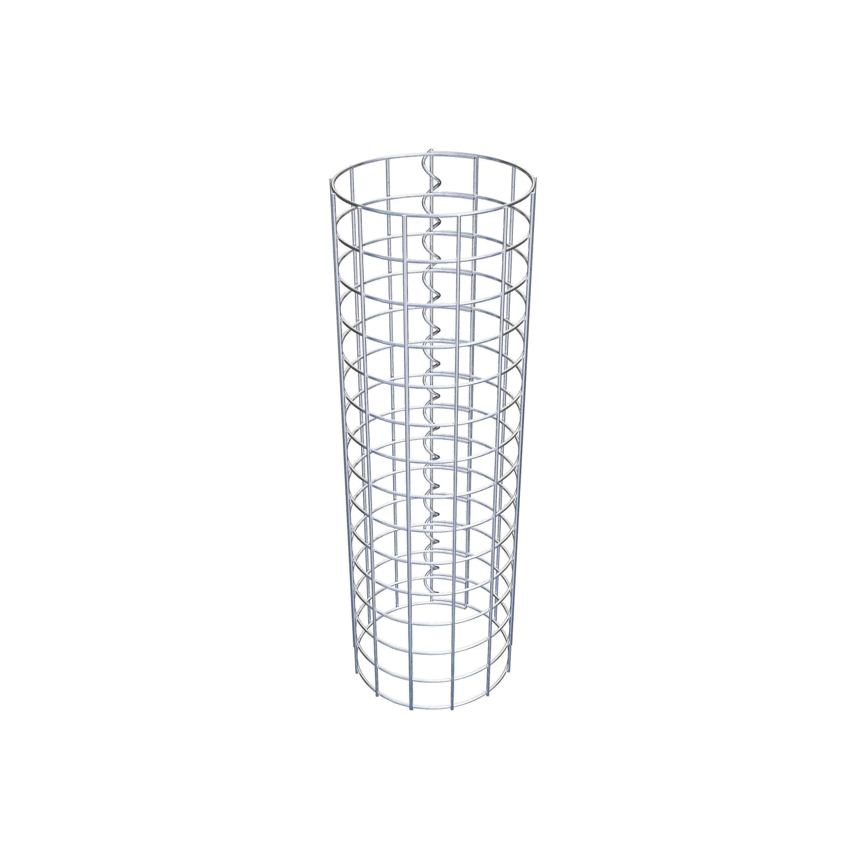 Gabionpelare diameter 22 cm MW 5 x 5 cm rund