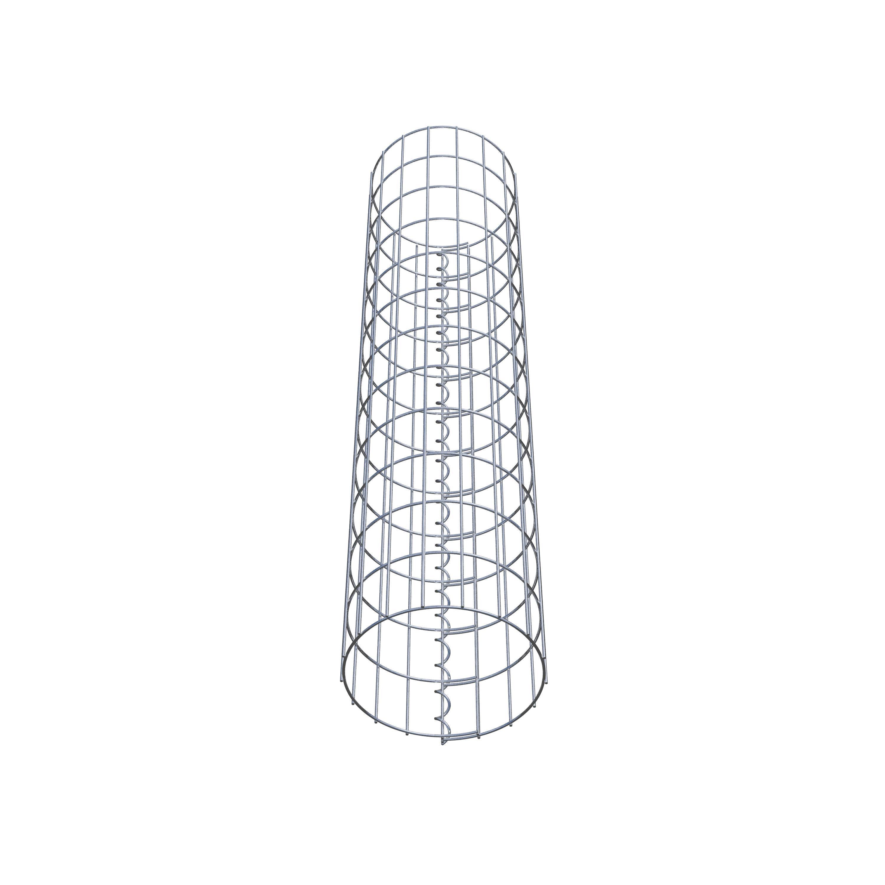 Gabionpelare diameter 27 cm, MV 5 x 10 cm rund