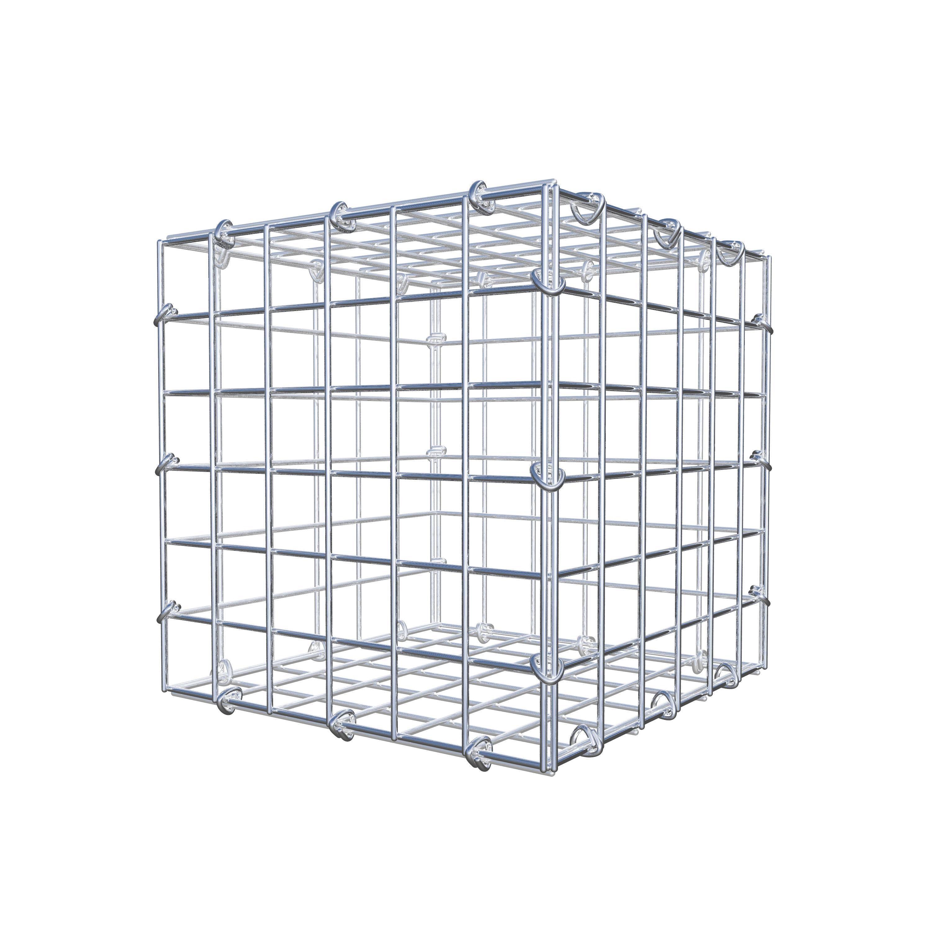 Gabion 30 cm x 30 cm x 30 cm (L x H x D), maskstorlek 5 cm x 5 cm, C-ring