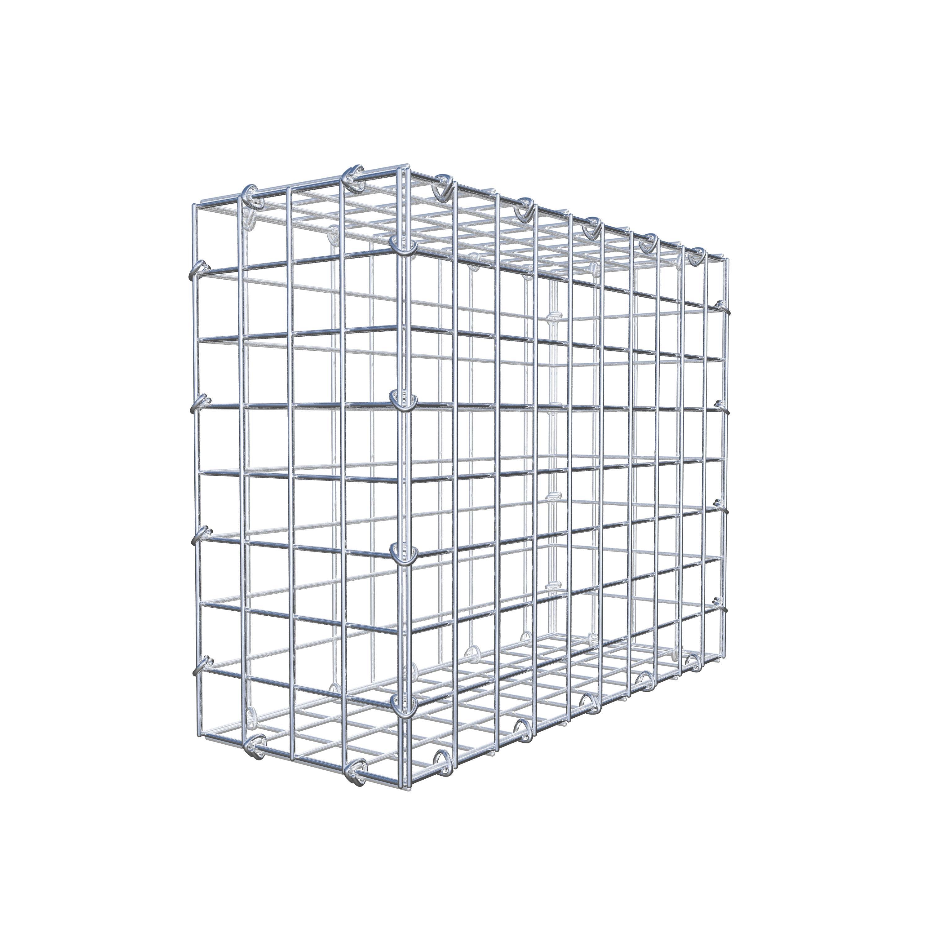 Gabion 50 cm x 40 cm x 20 cm (L x H x D), maskstorlek 5 cm x 5 cm, C-ring