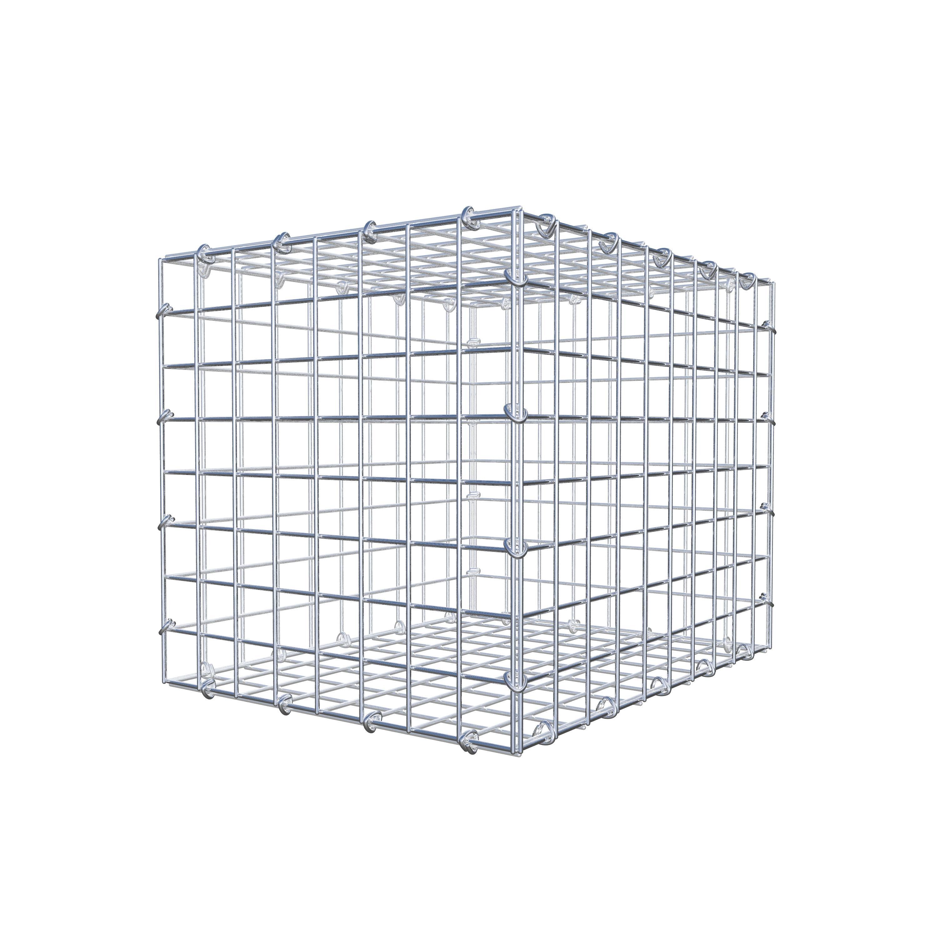 Gabion 50 cm x 40 cm x 40 cm (L x H x D), maskstorlek 5 cm x 5 cm, C-ring