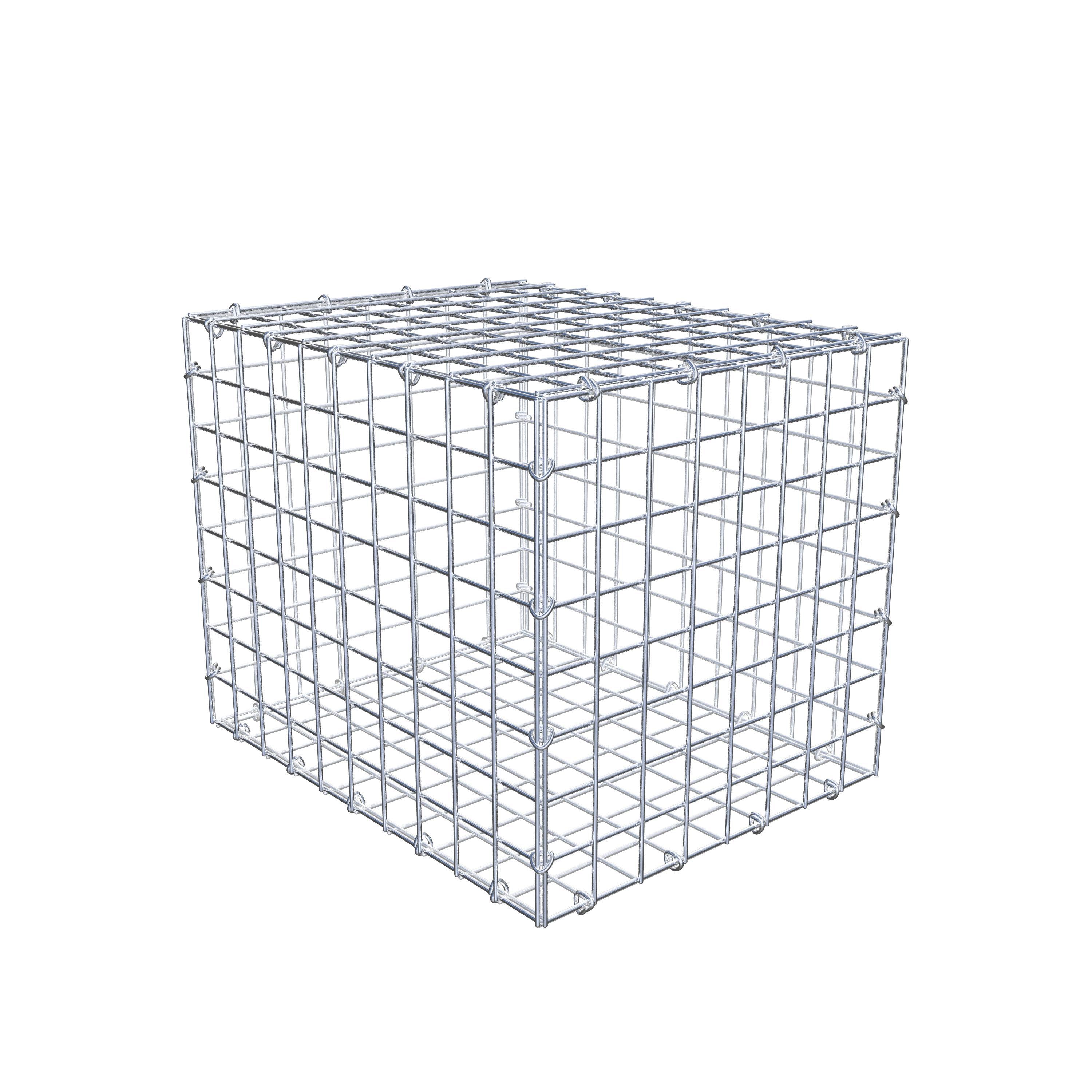 Gabion 50 cm x 40 cm x 40 cm (L x H x D), maskstorlek 5 cm x 5 cm, C-ring