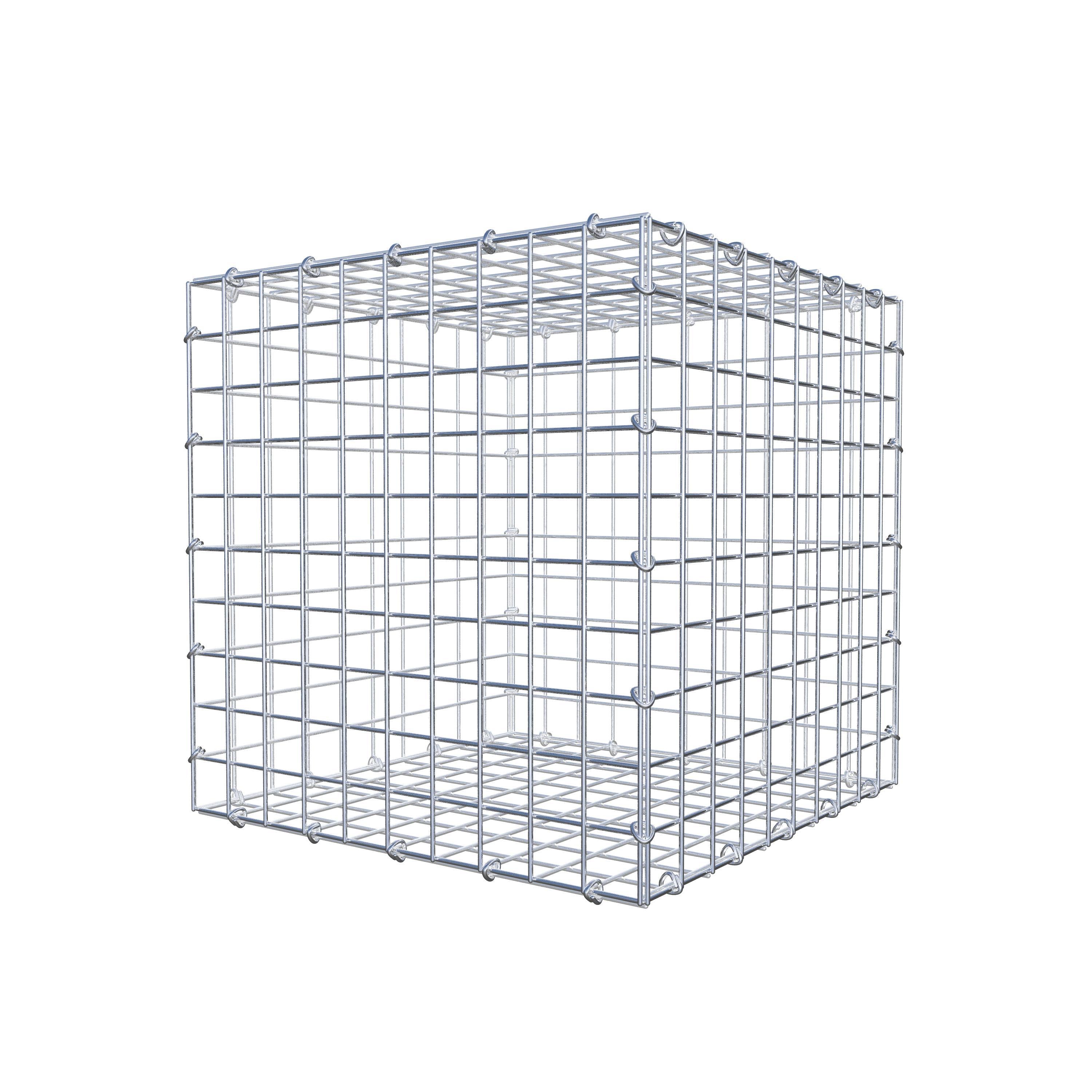 Gabion 50 cm x 50 cm x 50 cm (L x H x D), maskstorlek 5 cm x 5 cm, C-ring