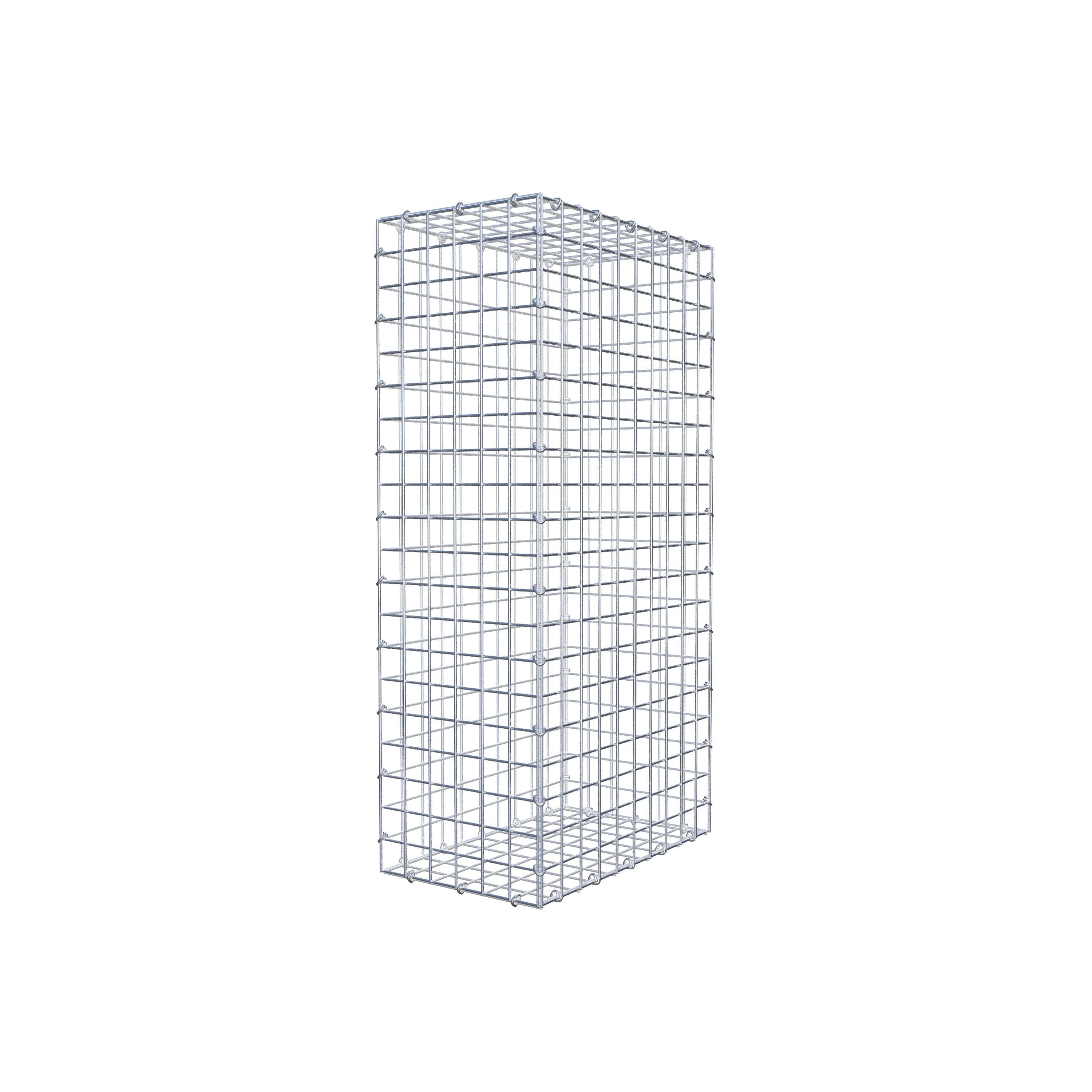 Gabion 100 cm x 50 cm x 30 cm (L x H x D), maskstorlek 5 cm x 5 cm, C-ring