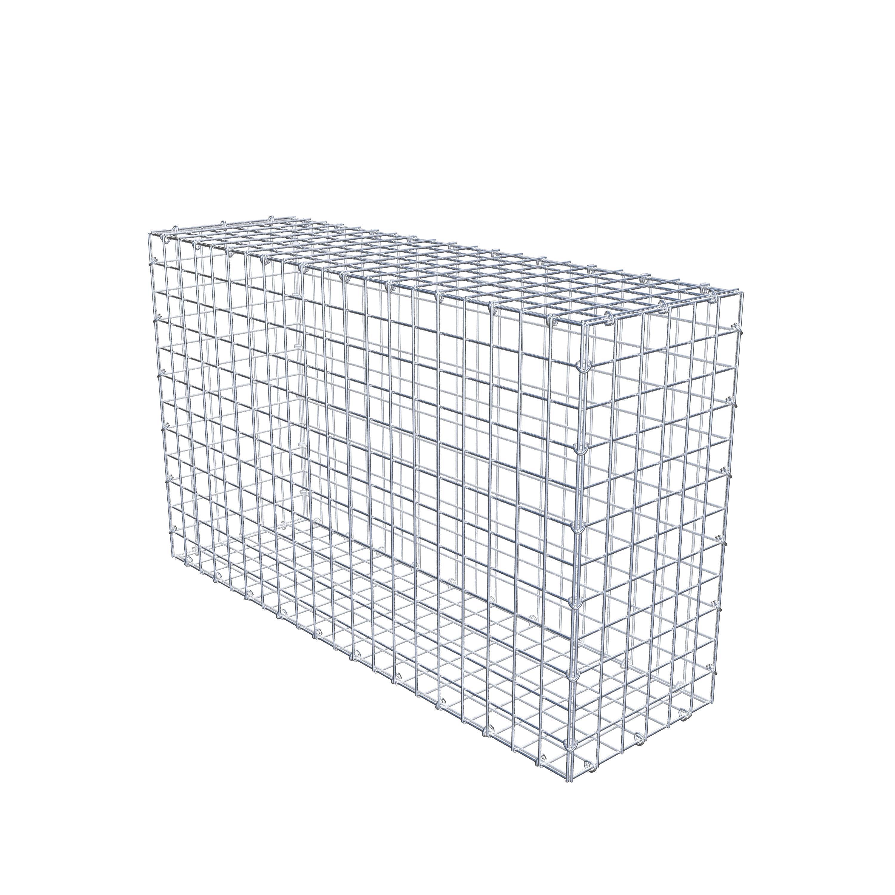 Gabion 100 cm x 60 cm x 30 cm (L x H x D), maskstorlek 5 cm x 5 cm, C-ring