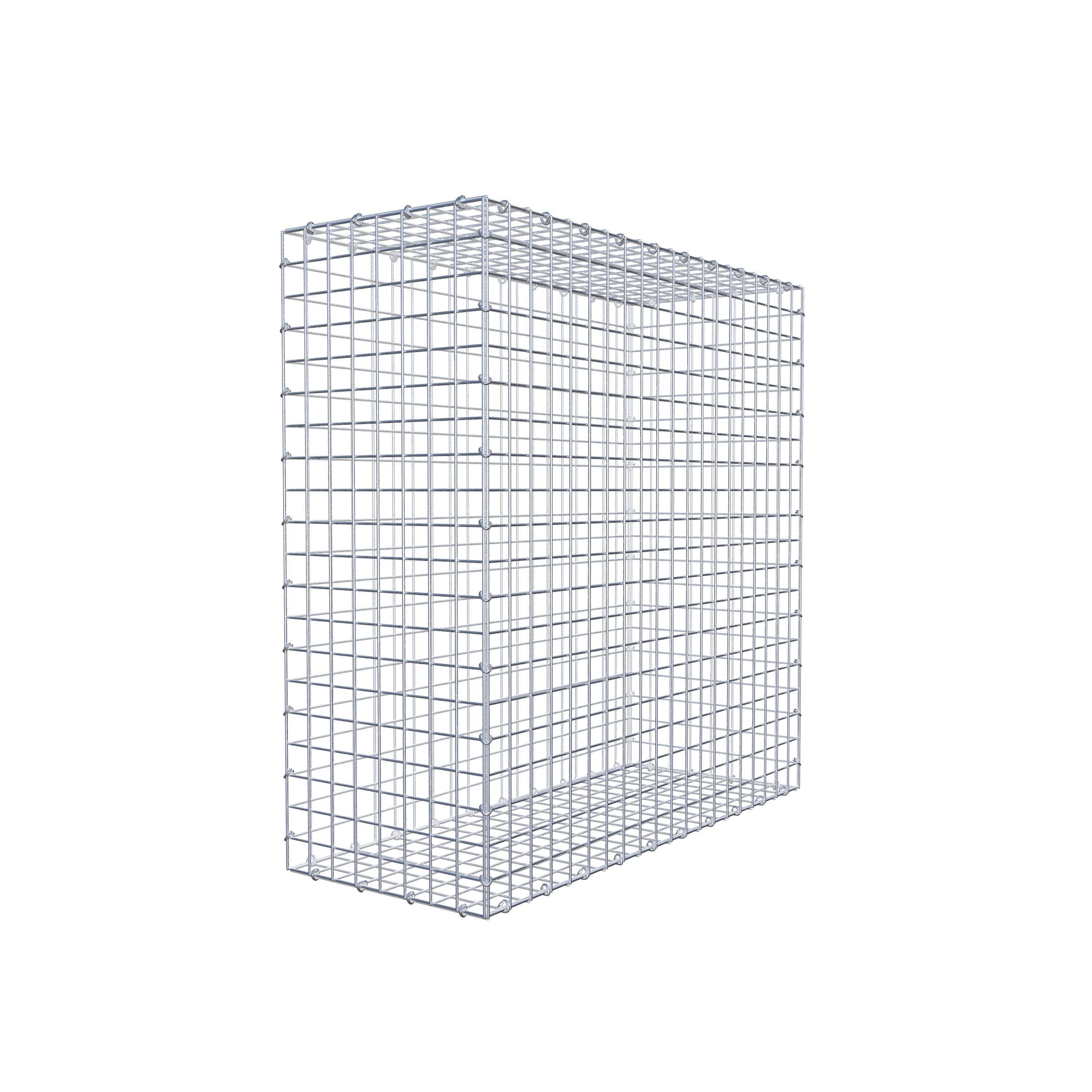 Gabion 100 cm x 100 cm x 40 cm (L x H x D), maskstorlek 5 cm x 5 cm, C-ring