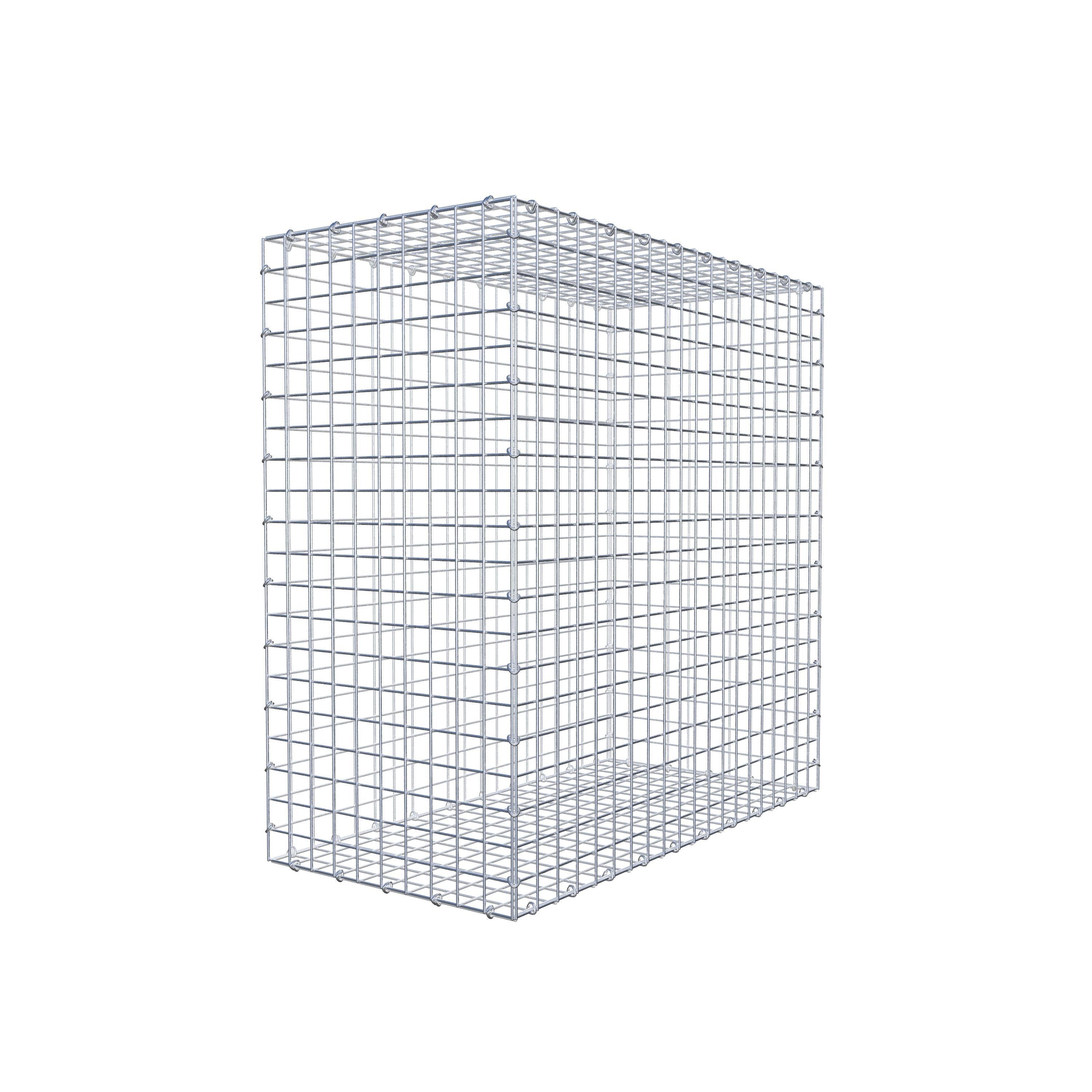 Gabion 100 cm x 100 cm x 50 cm (L x H x D), maskstorlek 5 cm x 5 cm, C-ring