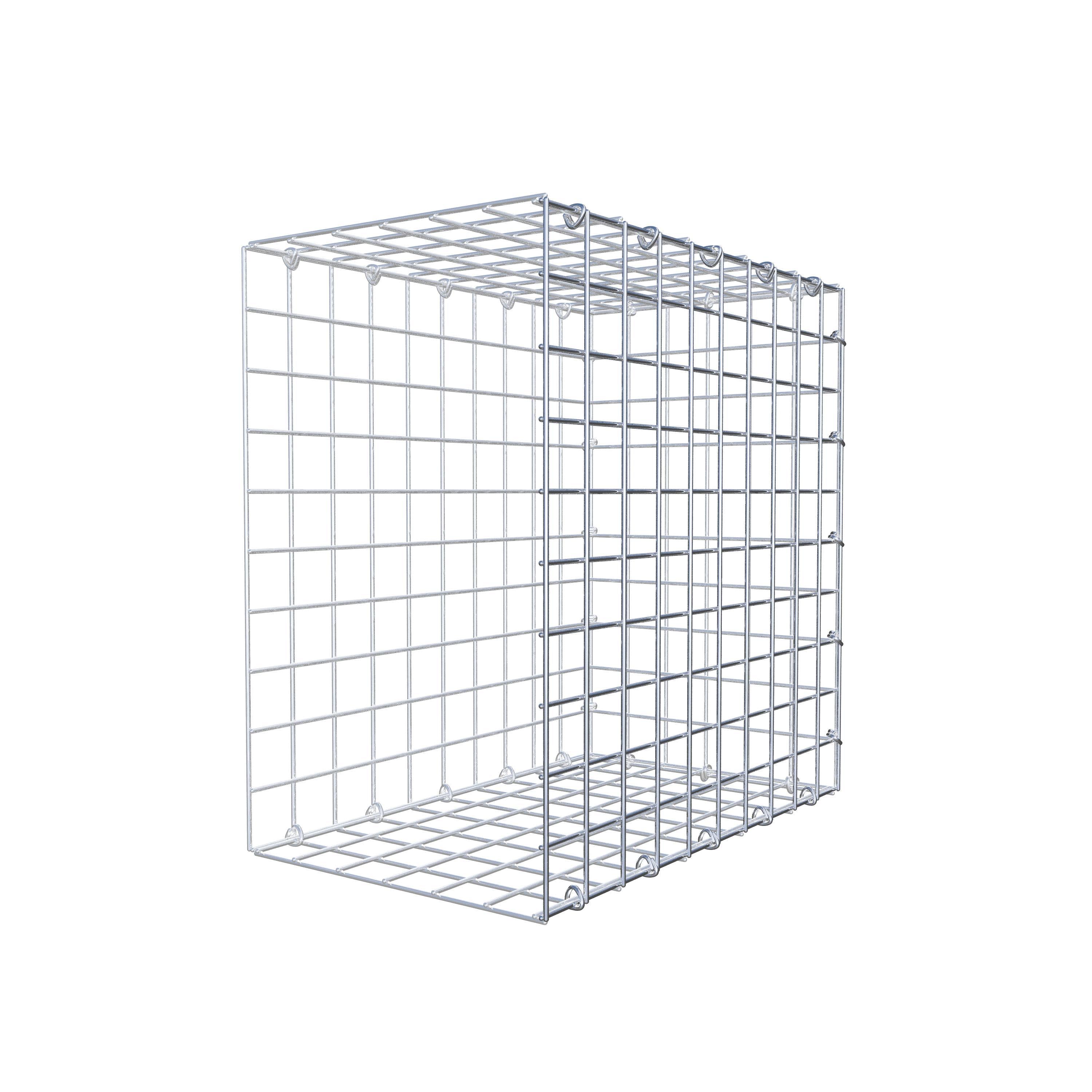 Monterad gabion typ 2 50 cm x 50 cm x 30 cm (L x H x D), maskstorlek 5 cm x 5 cm, C-ring