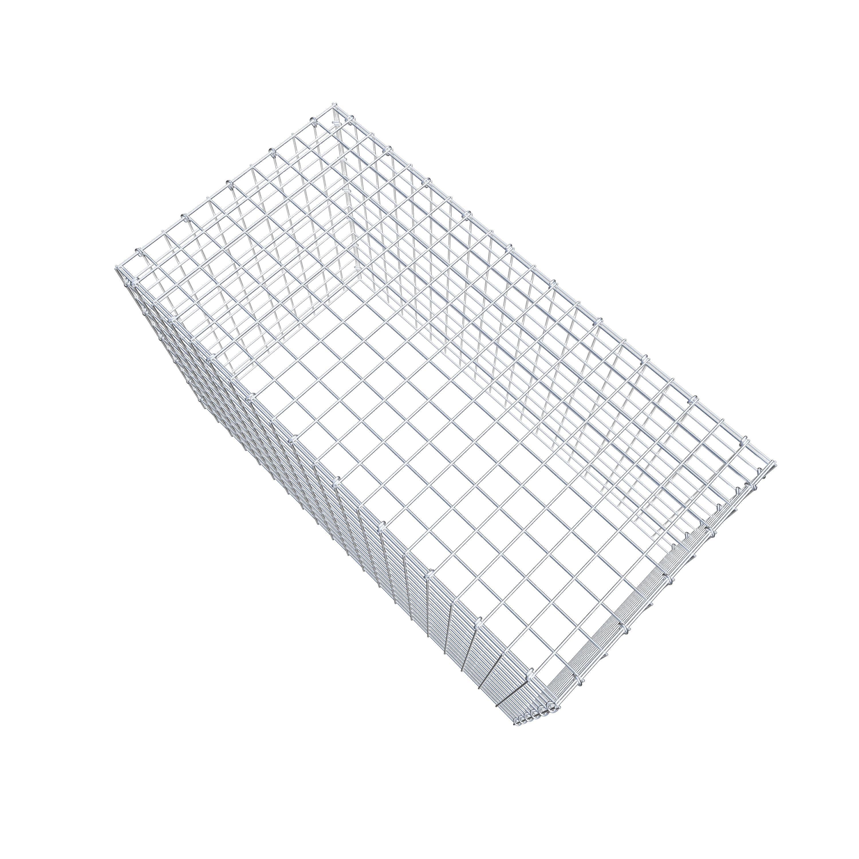 Monterad gabion typ 3 100 cm x 60 cm x 50 cm (L x H x D), maskstorlek 5 cm x 5 cm, C-ring