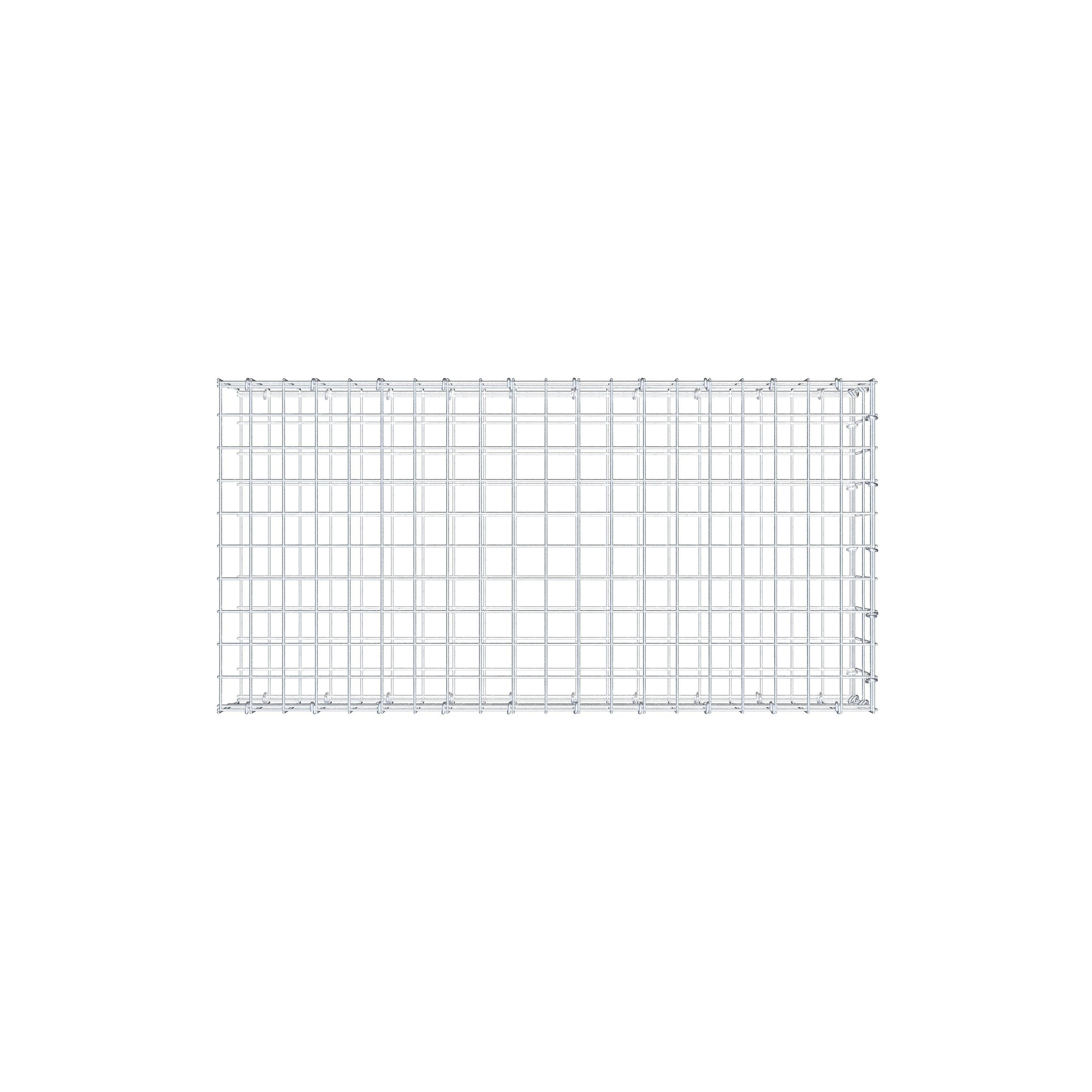 Monterad gabion typ 2 100 cm x 20 cm x 50 cm, maskstorlek 5 cm x 10 cm, C-ring