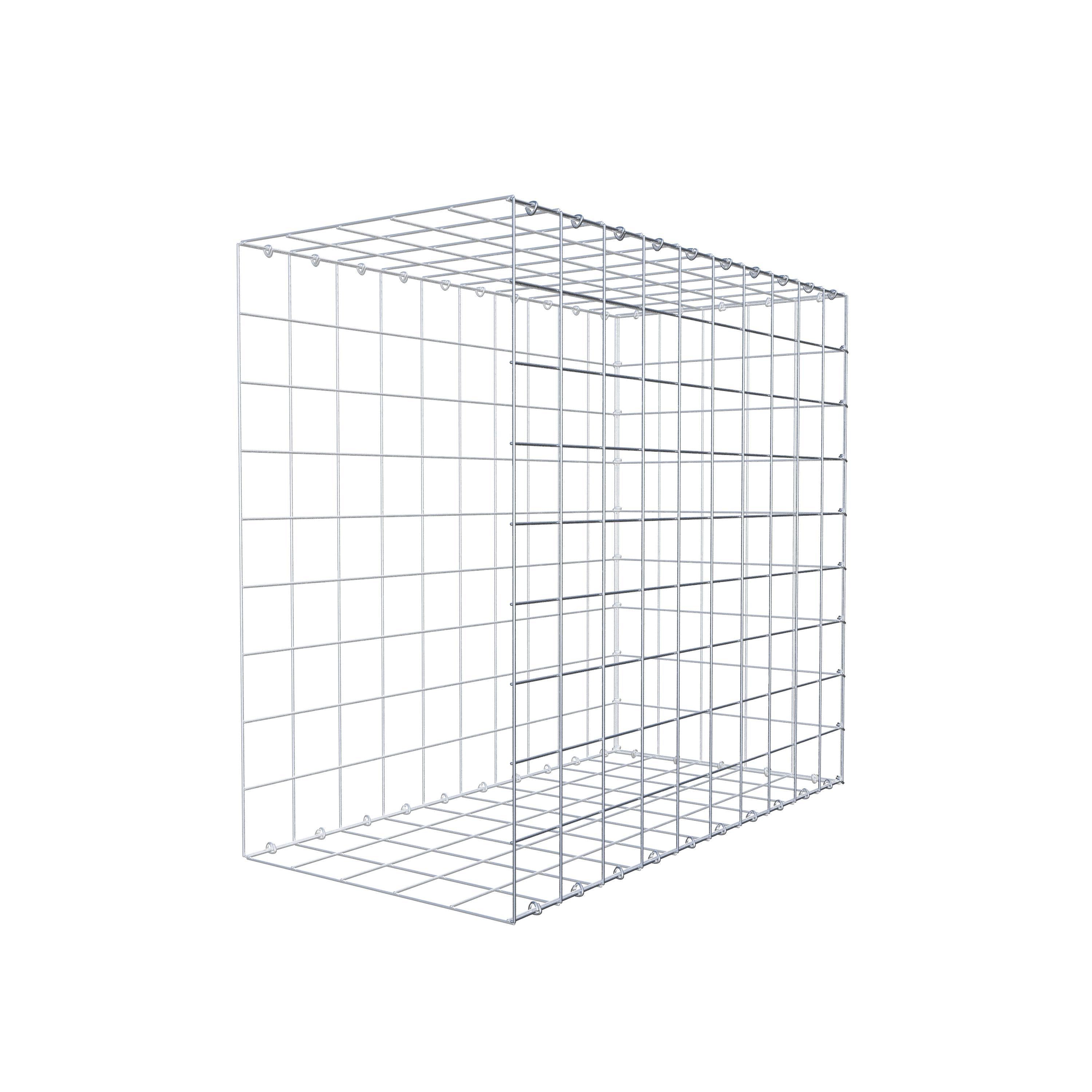 Monterad gabion typ 2 100 cm x 90 cm x 50 cm (L x H x D), maskstorlek 10 cm x 10 cm, C-ring