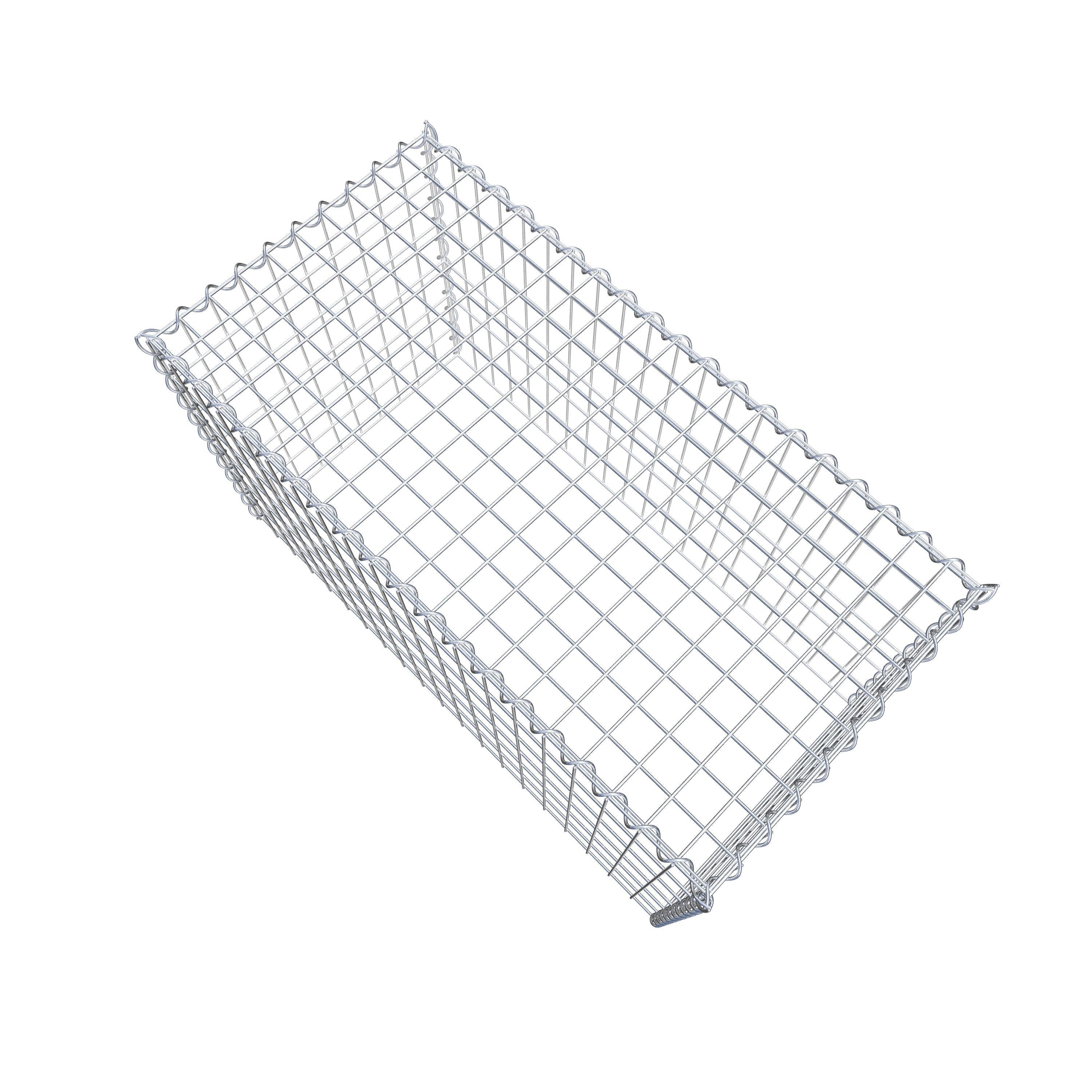 Påväxt gabion typ 3 100 cm x 60 cm x 50 cm (L x H x D), maskstorlek 5 cm x 10 cm, spiral