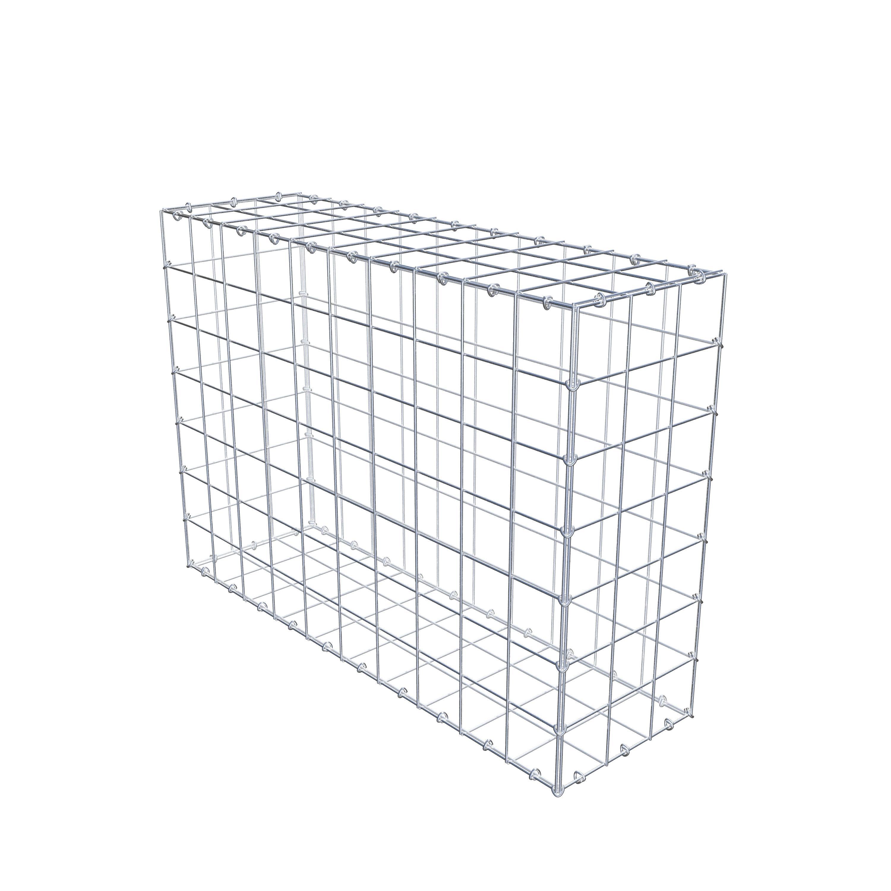 Gabion 100 cm x 70 cm x 30 cm (L x H x D), maskstorlek 10 cm x 10 cm, C-ring