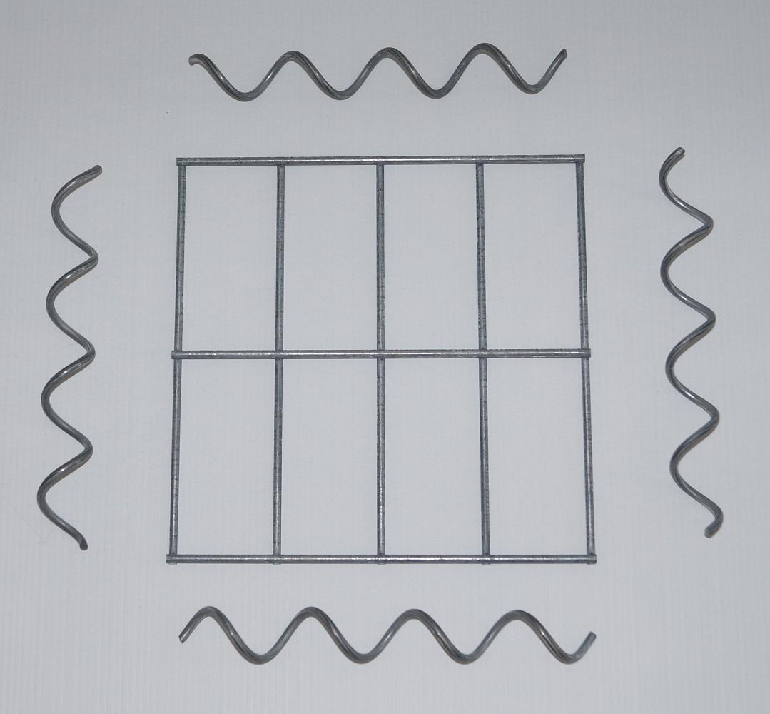 Deckel für Säule MW 5 x 10 cm inkl. 4 Montagespiralen