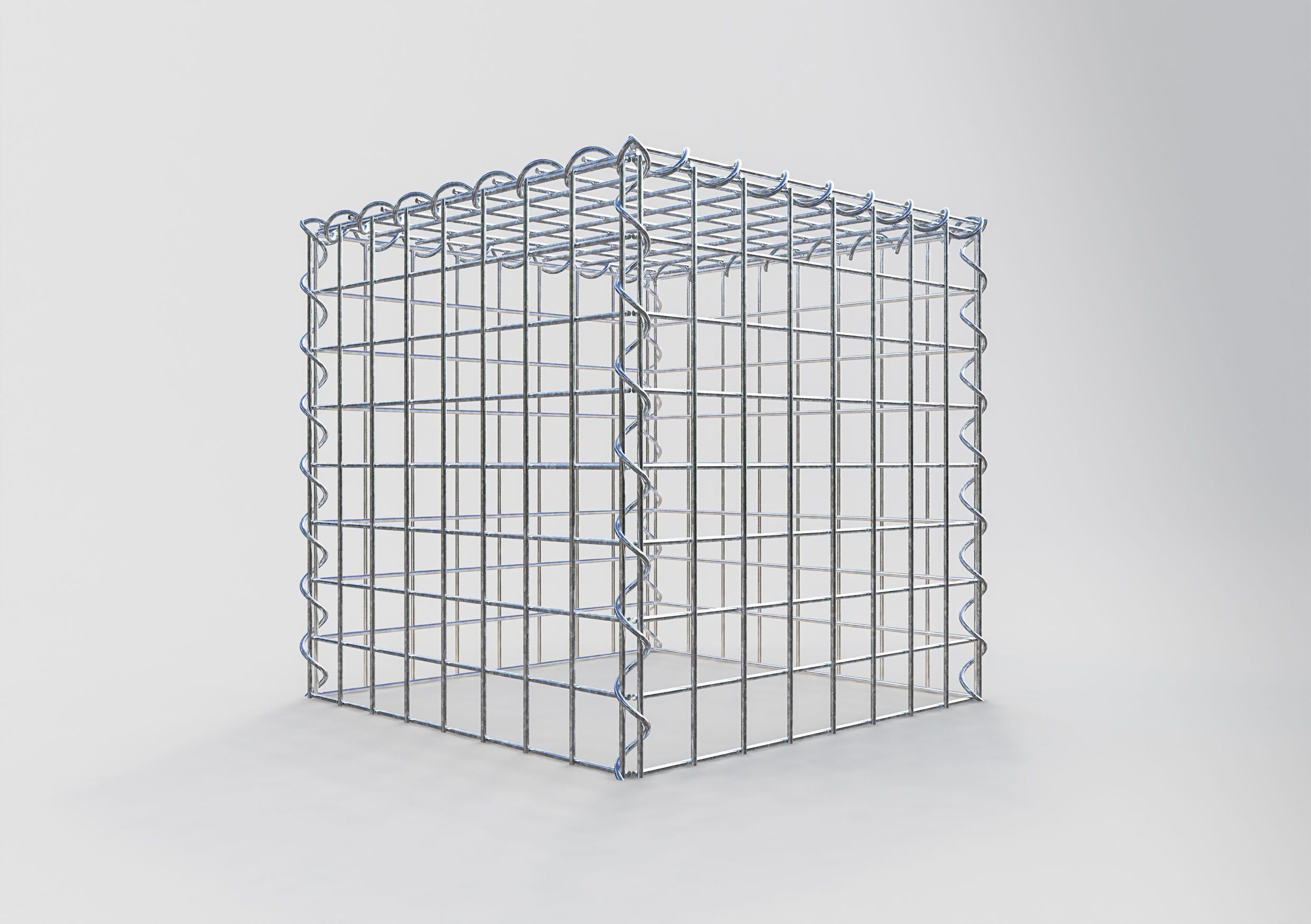 Påväxt gabion typ 3 40 cm x 40 cm x 40 cm (L x H x D), maskstorlek 5 cm x 5 cm, spiral