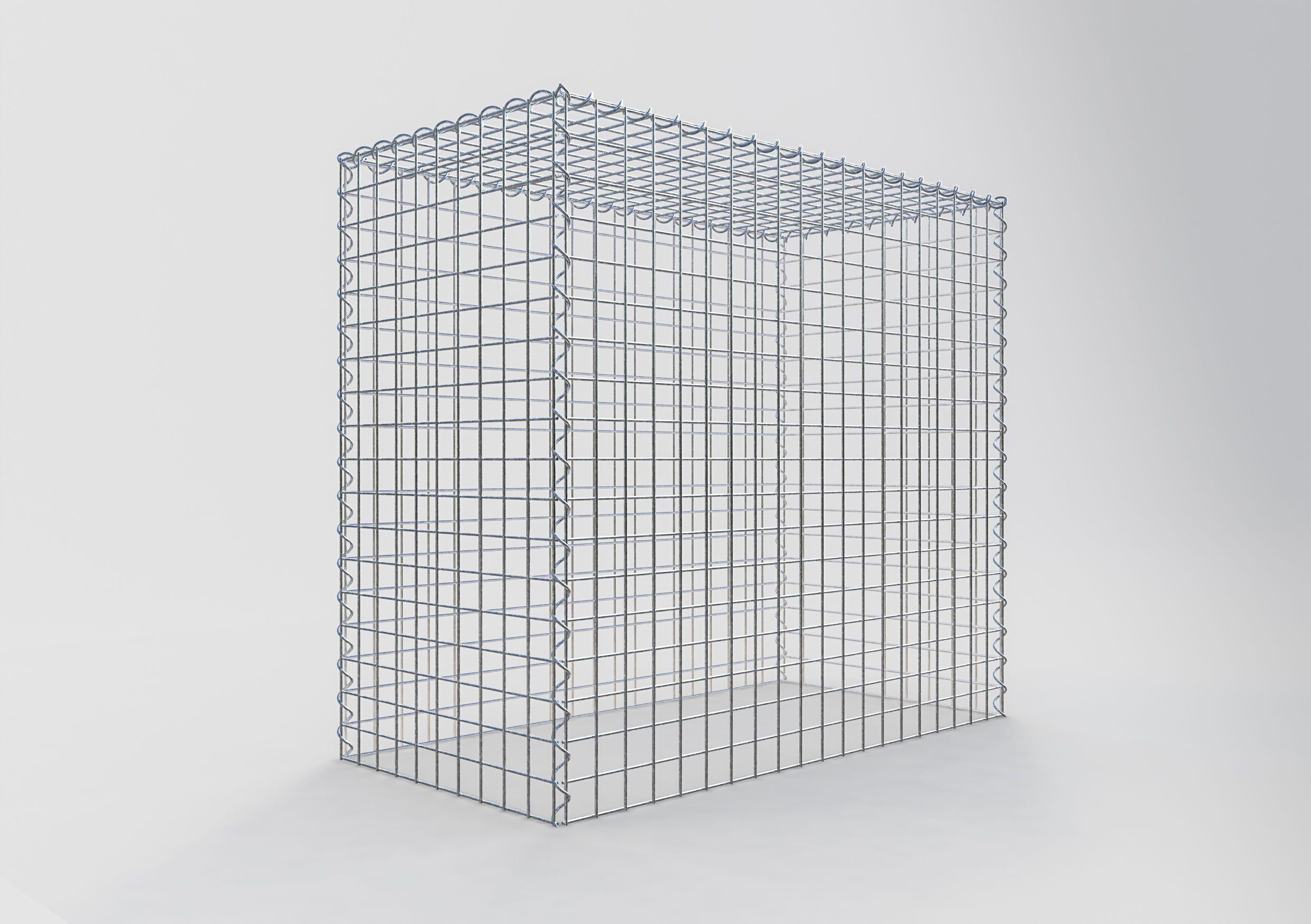 Påväxt gabion typ 3 100 cm x 90 cm x 50 cm (L x H x D), maskstorlek 5 cm x 5 cm, spiral