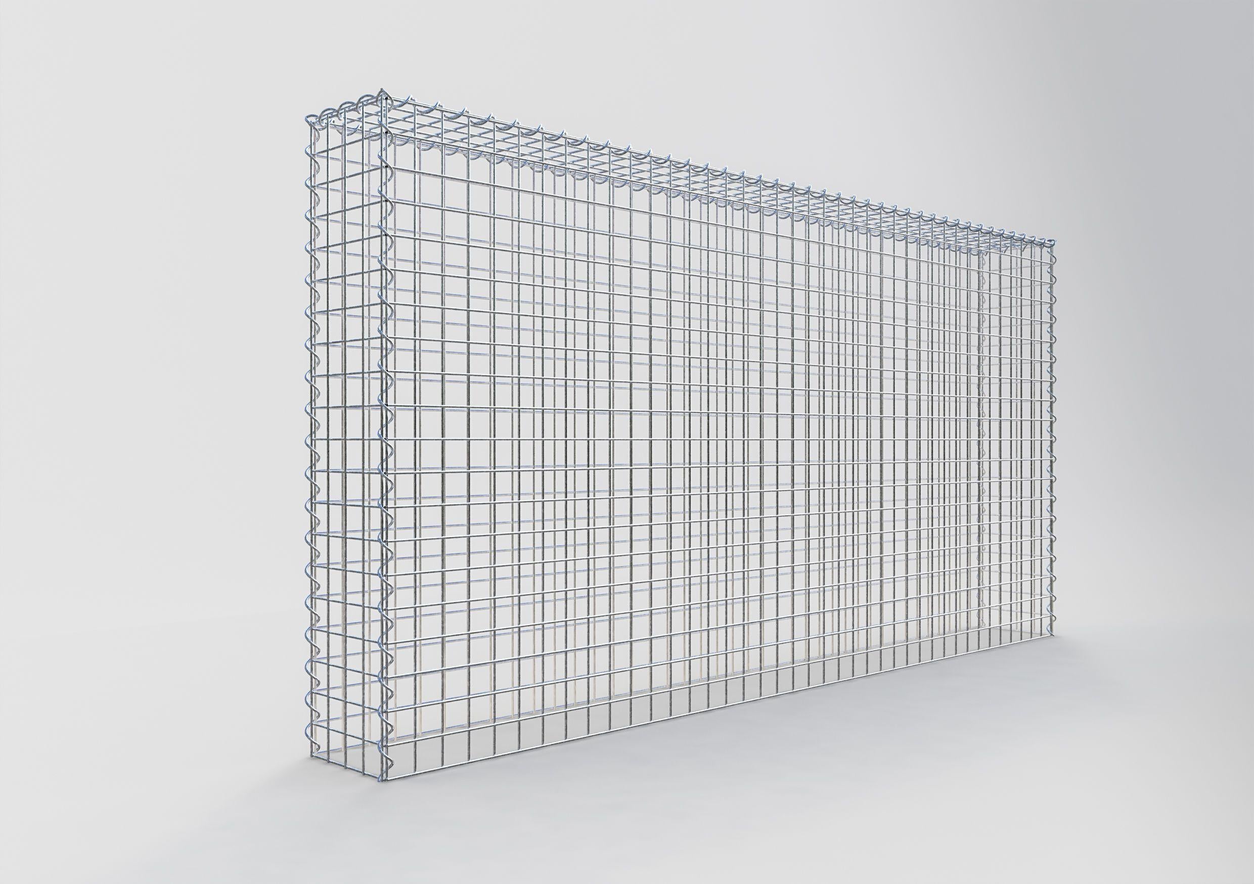 Påväxt gabion typ 3 200 cm x 100 cm x 20 cm (L x H x D), maskstorlek 5 cm x 5 cm, spiral