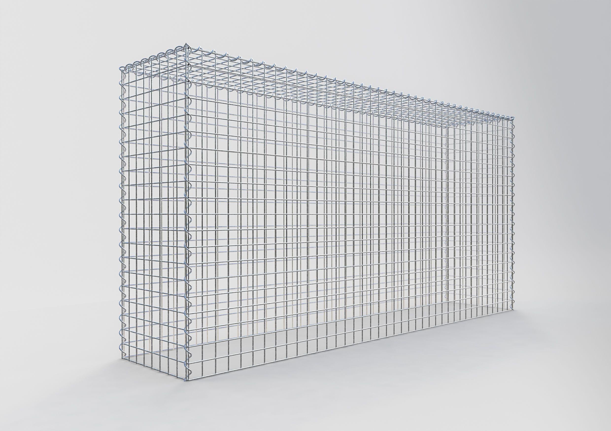 Påväxt gabion typ 3 200 cm x 100 cm x 40 cm (L x H x D), maskstorlek 5 cm x 5 cm, spiral